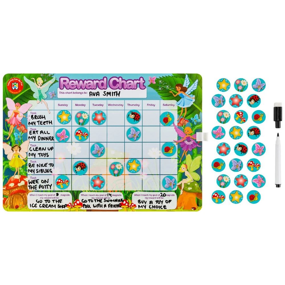 1 Learning Can Be Fun Reward Chart Fairy, 1 of 3