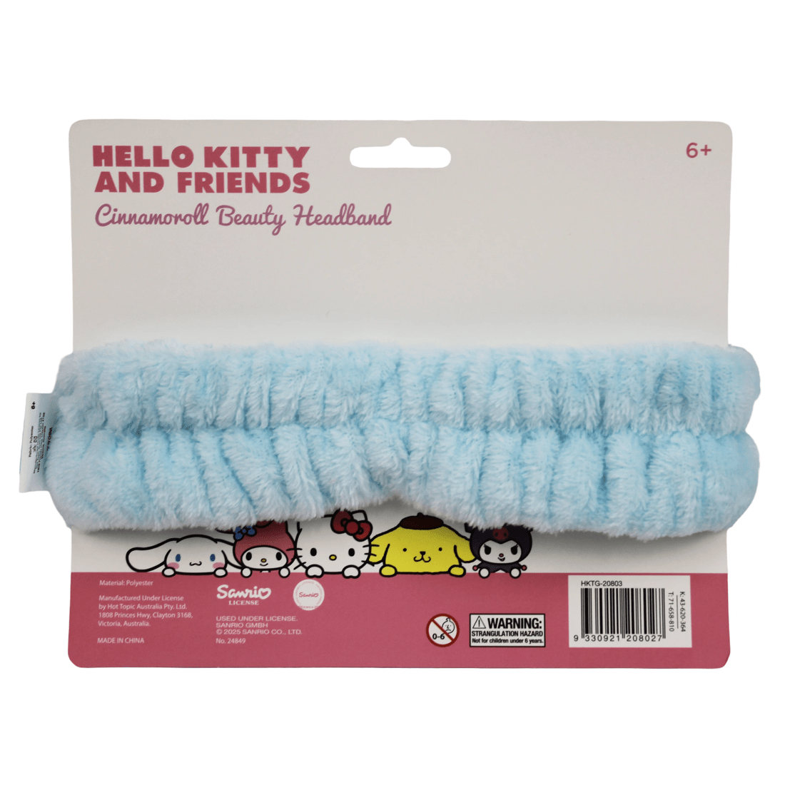 2 Sanrio Hello Kitty and Friends Cinnamoroll Fluffy Beauty Headband - Blue, 2 of 2