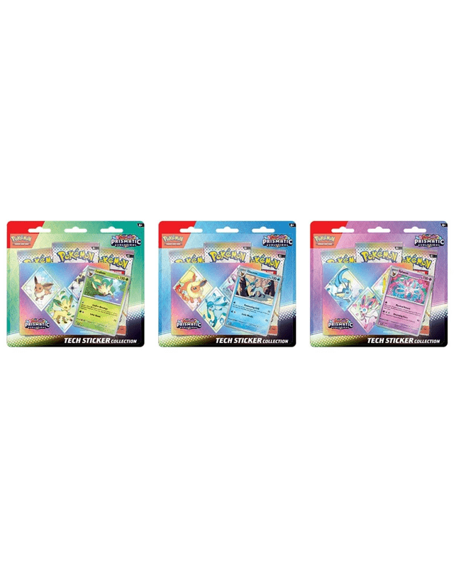 Pokemon Trading Card Game: Scarlet and Violet Prismatic Evolution Tech Sticker Collection - Asso