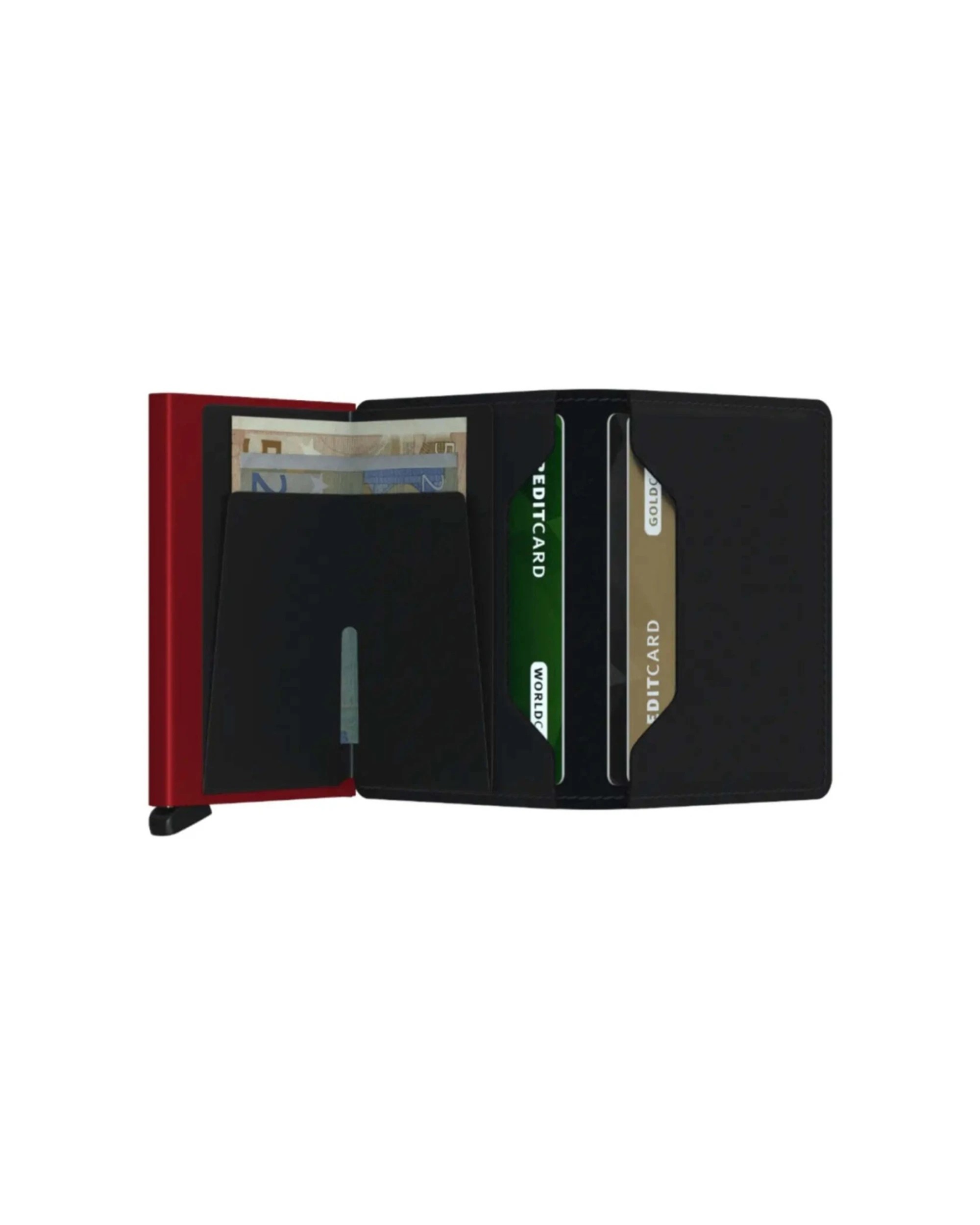3 Secrid Slimwallet Compact RFID Slim Matte Leather Card Wallet RFID Protect - Multi, 3 of 4