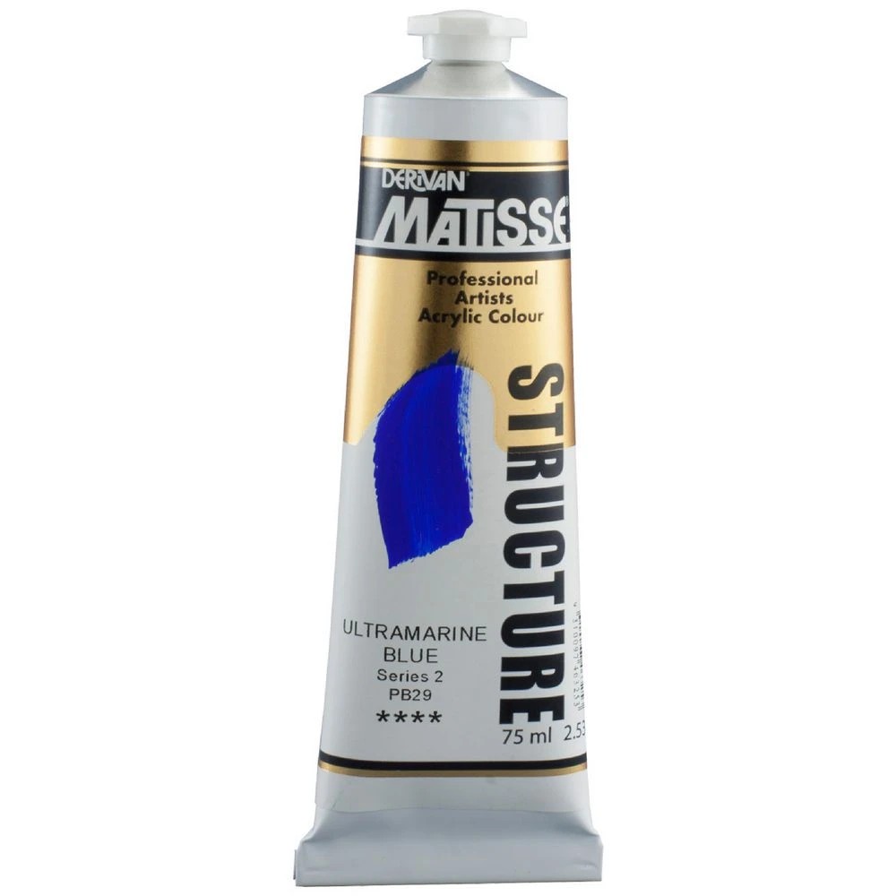 1 Derivan Matisse Structure Paint 75mL Ultra Blue S2, 1 of 2