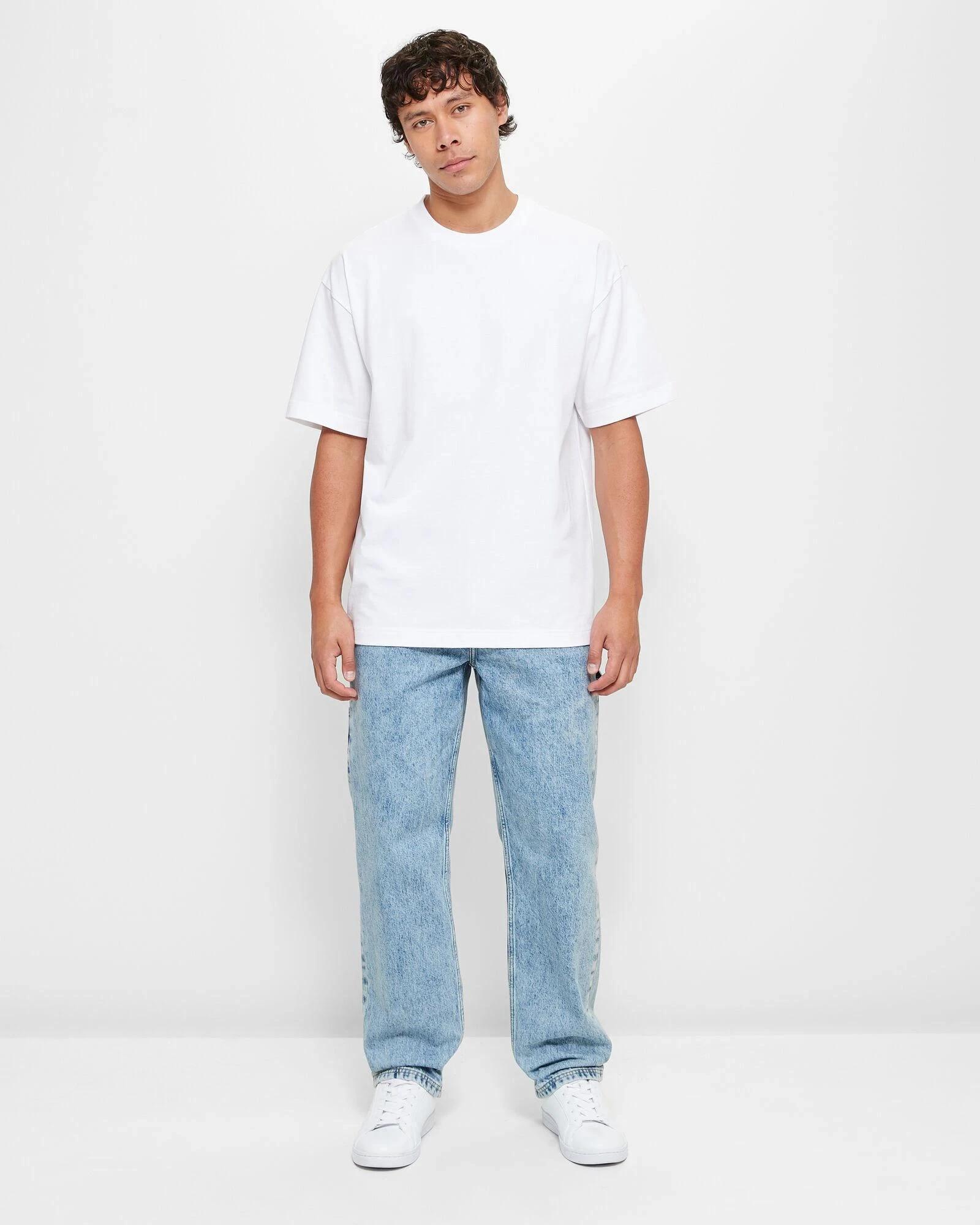 2 Heavy Core Oversized T-Shirt - Commons WHITE, 2 of 5