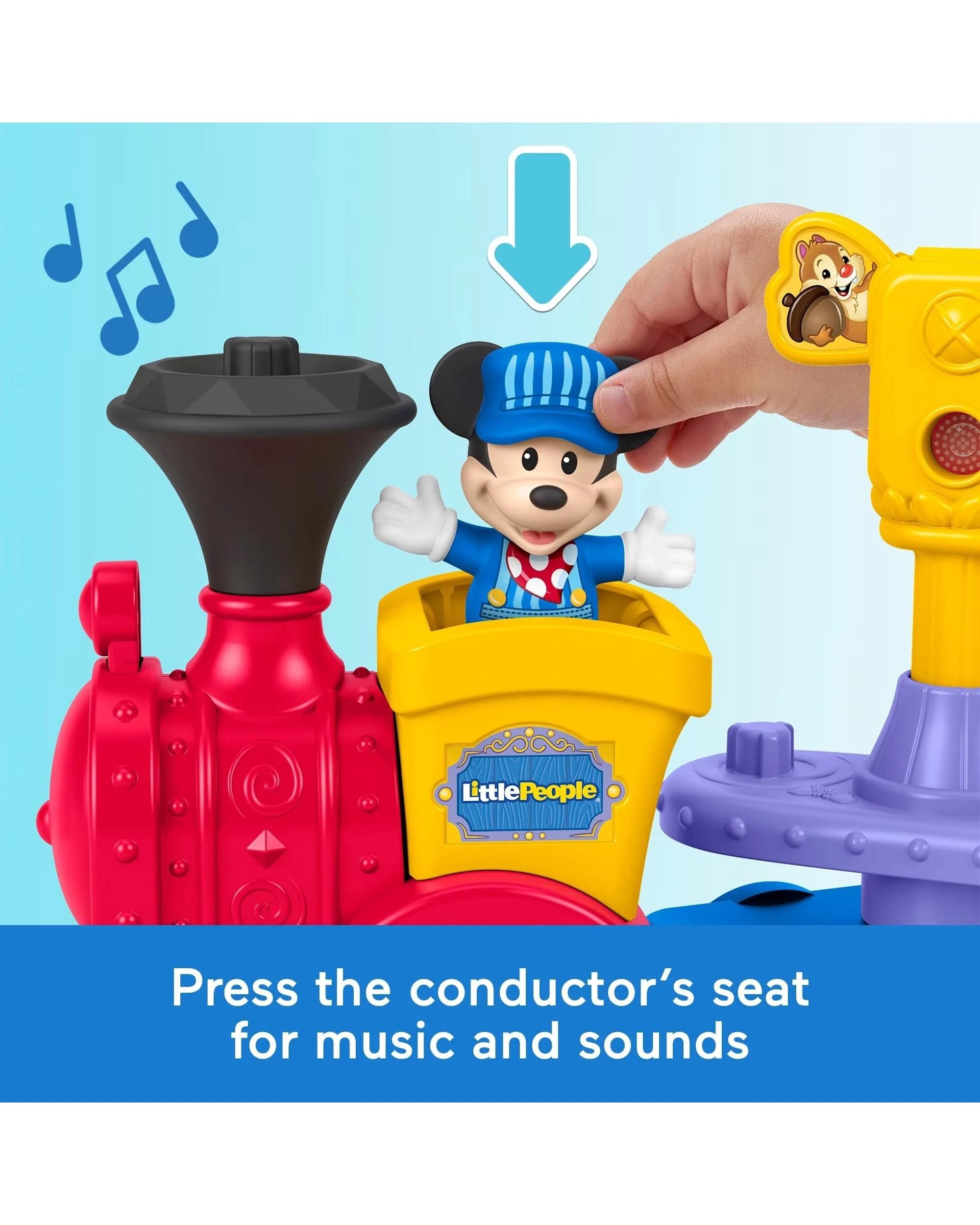 5 Fisher-Price Little People Disney Jr Mickey and Minnie Musical Train, 5 of 6