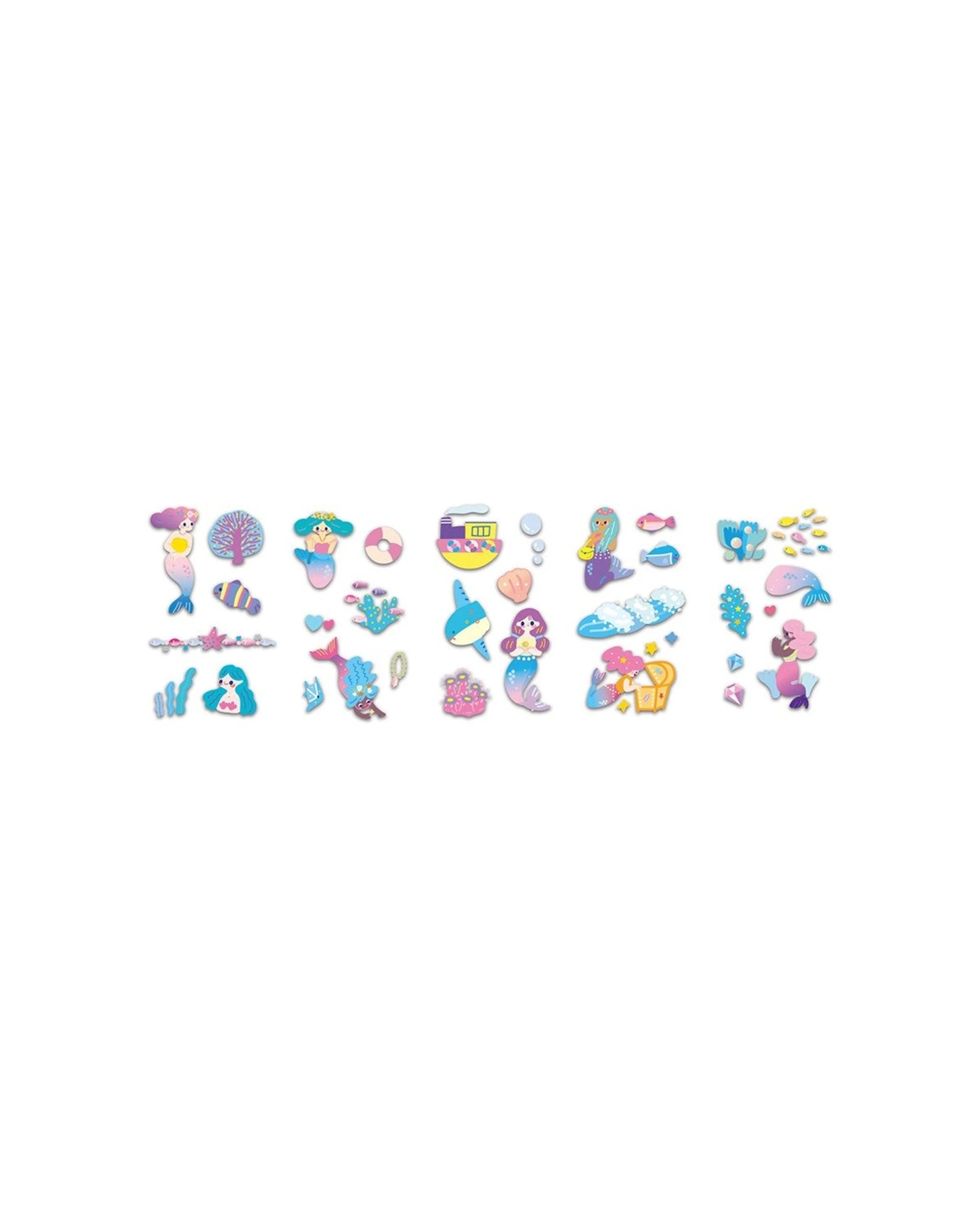 3 Avenir Nail Sticker & Tattoos Mermaids Decorate Style Kids Children Art, 3 of 3