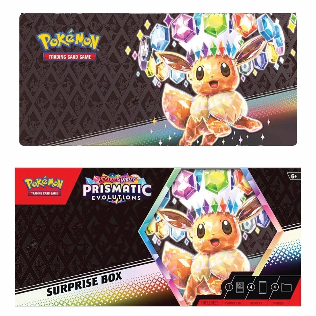 1 Pokemon Trading Card Game: Scarlet & Violet Prismatic Evolutions Surprise Box - Assorted, 1 of 7