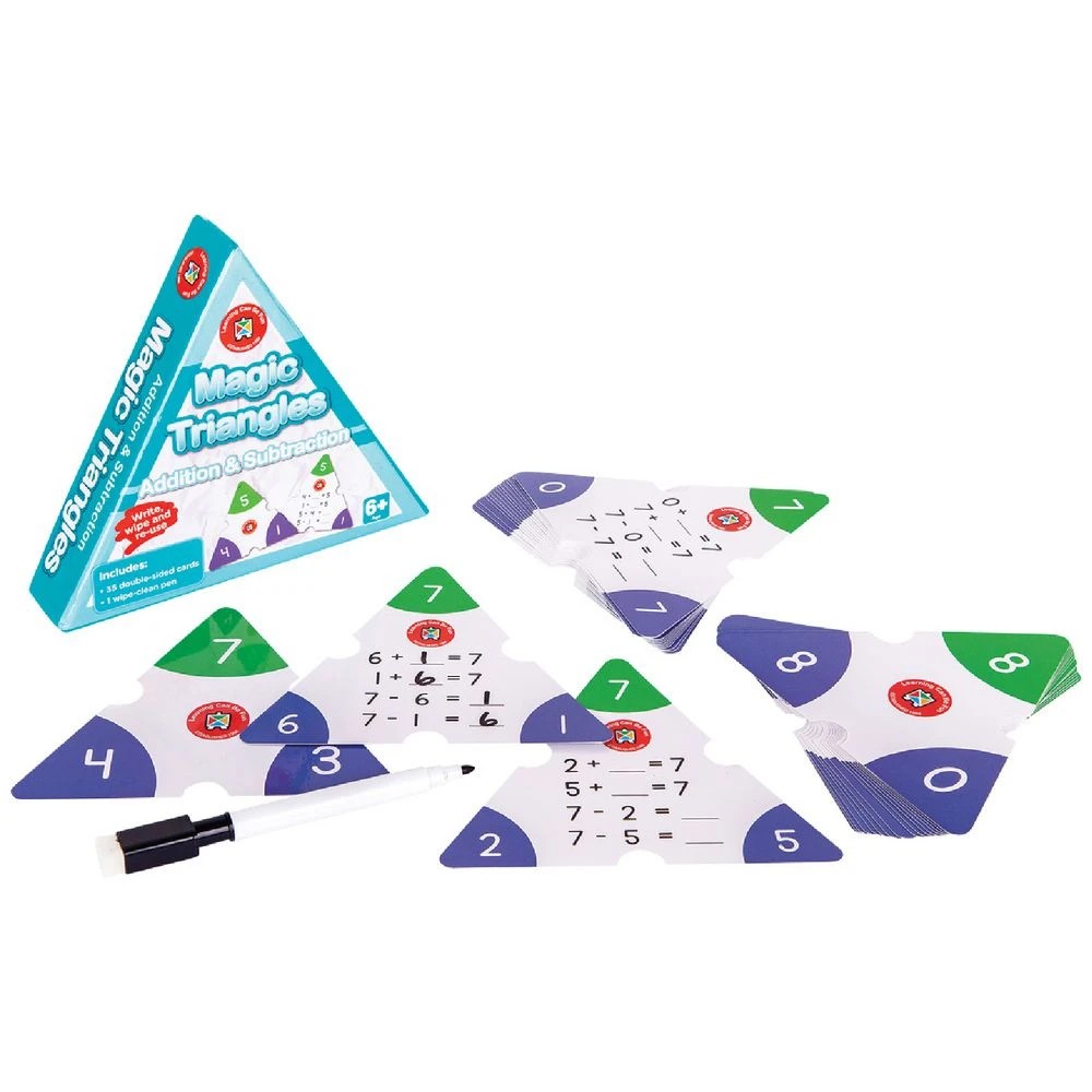 2 Learning Can Be Fun Magic Triangles Addition and Subtraction, 2 of 2