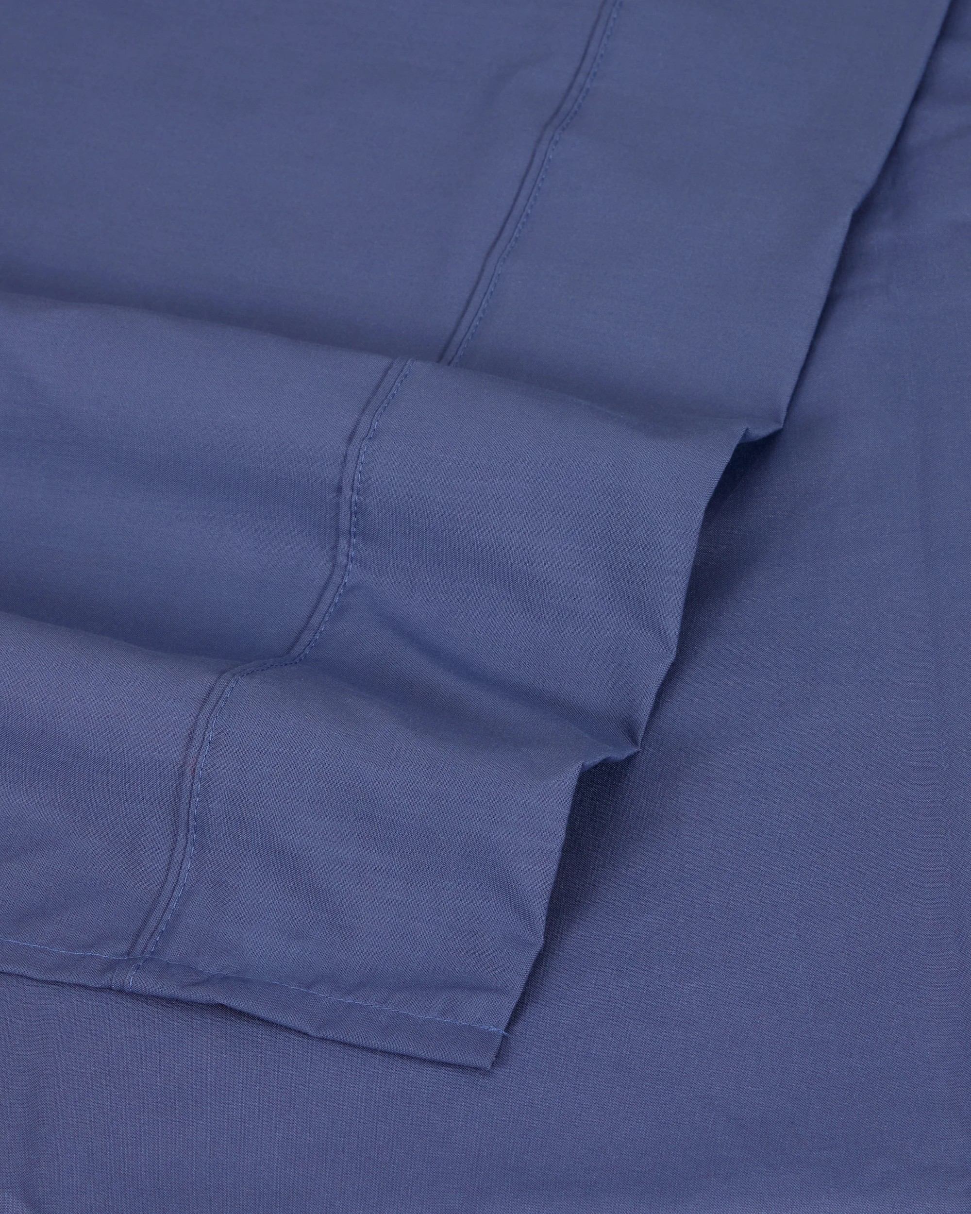 6 180 Thread Count Sheet Set - Queen Bed, Mid Blue, 6 of 7