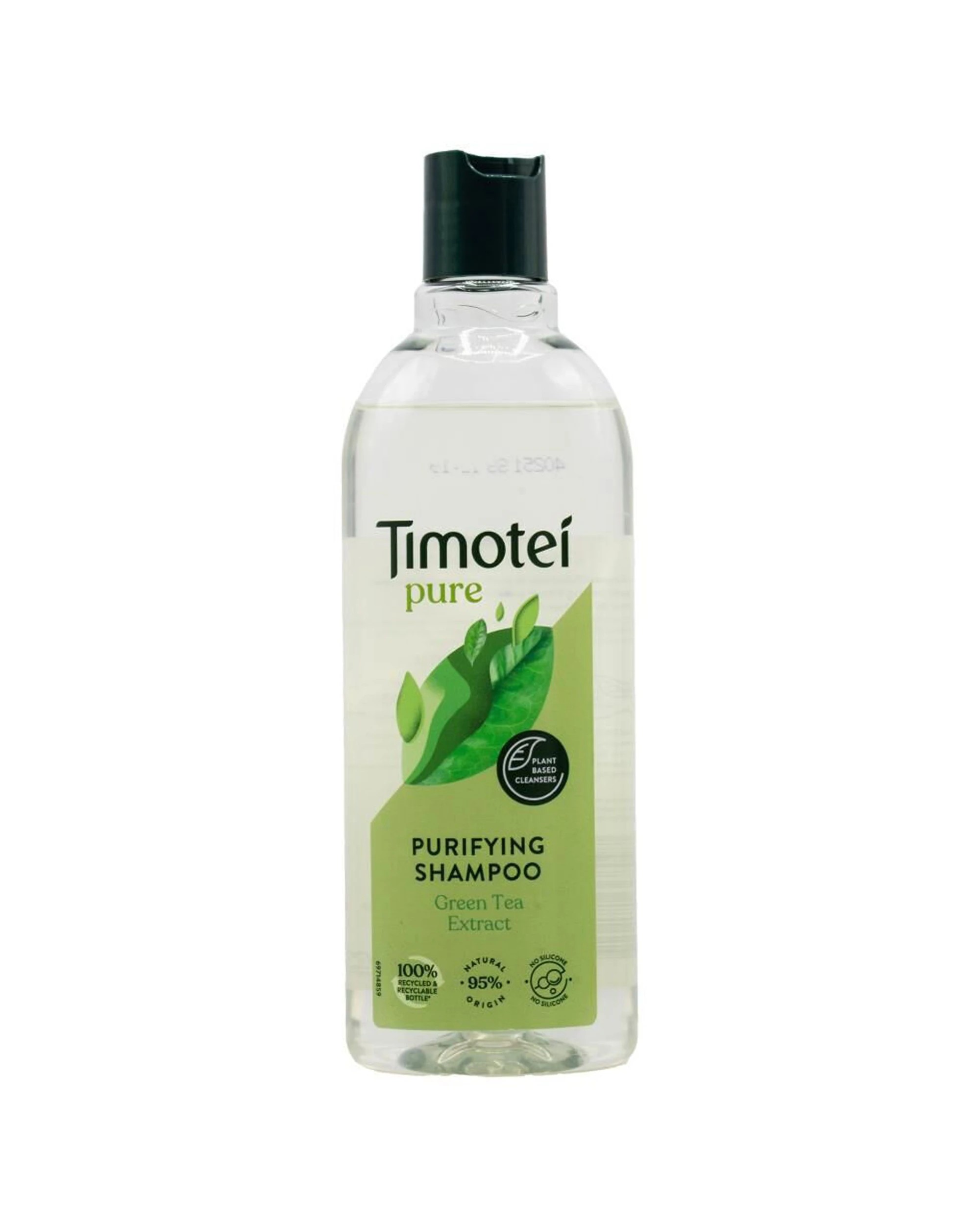 2 Timotei 12pk Pure Purifying Shampoo Green Tea Extract Hair Nourishing 300ml - Multi, 2 of 3