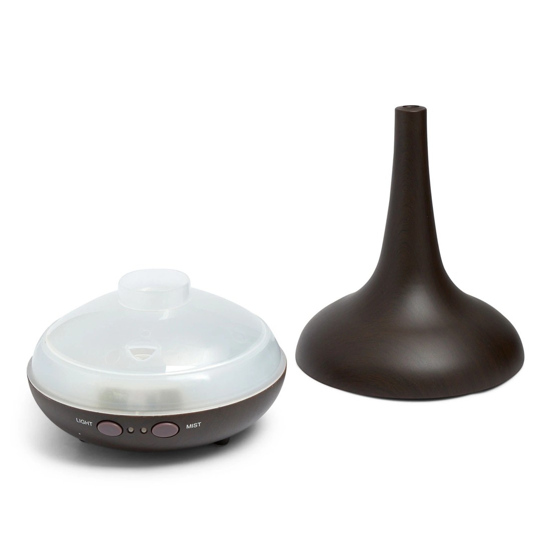 3 Essential Oil Diffuser Ultrasonic Humidifier Aromatherapy LED Light 200ML 3 - Brown, 3 of 4