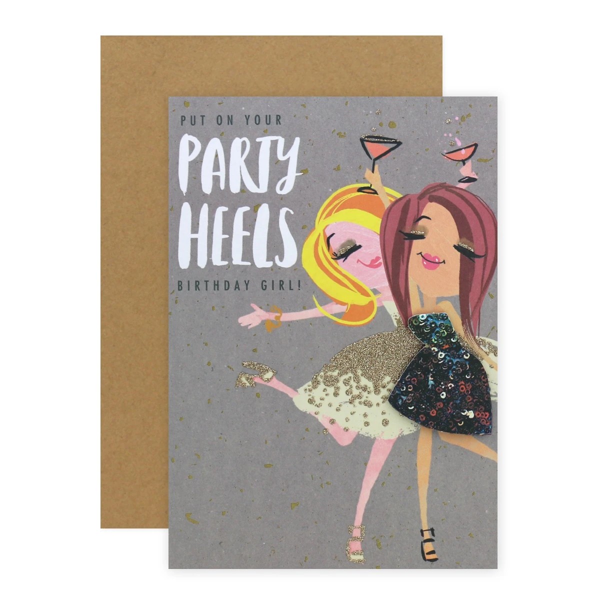 1 Connections by Hallmark Birthday Card - Party Girl, 1 of 3