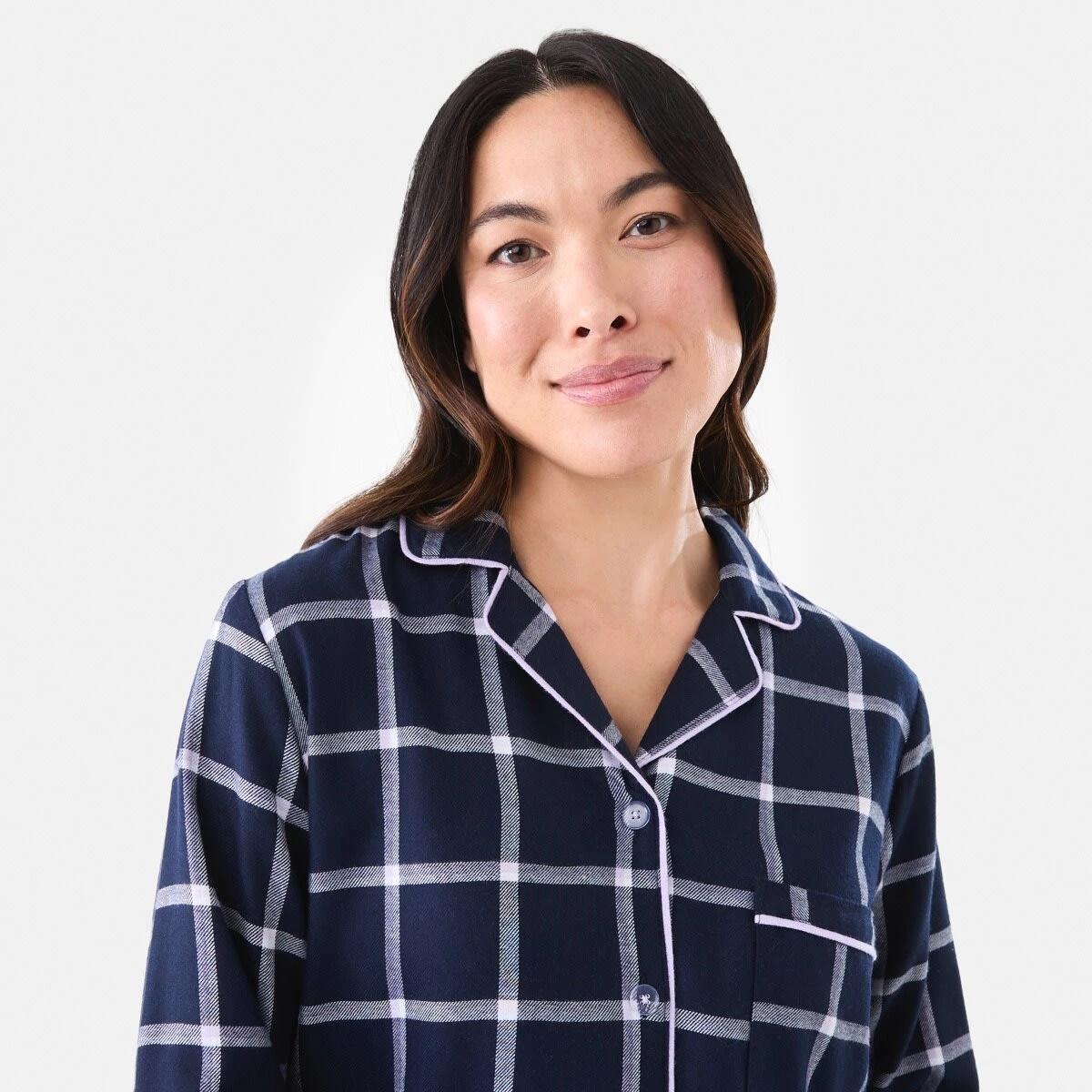 4 Classic Flannel Pyjama Set W Check N, 4 of 6