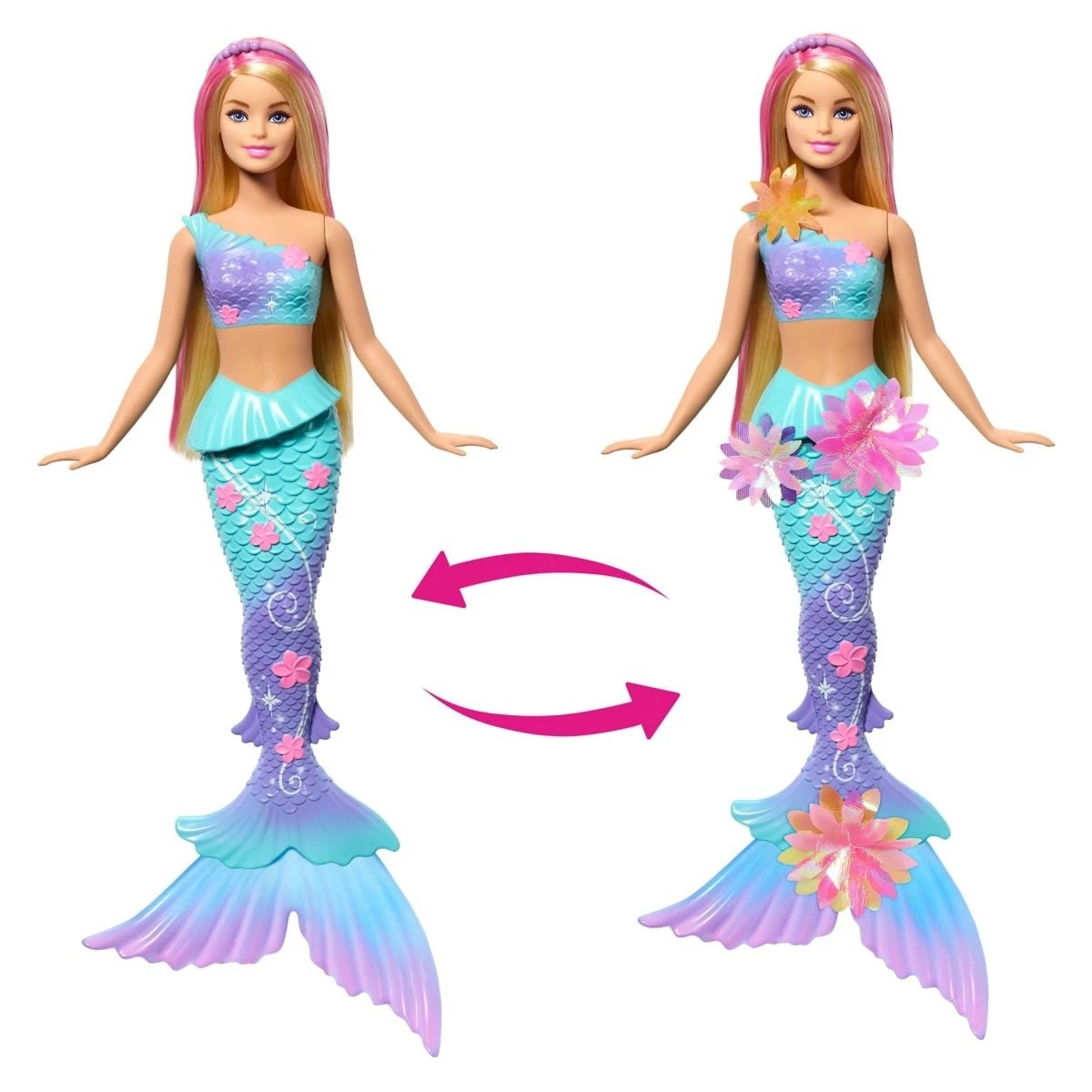 5 Barbie Flower Magic Mermaid Toy Doll, 5 of 6