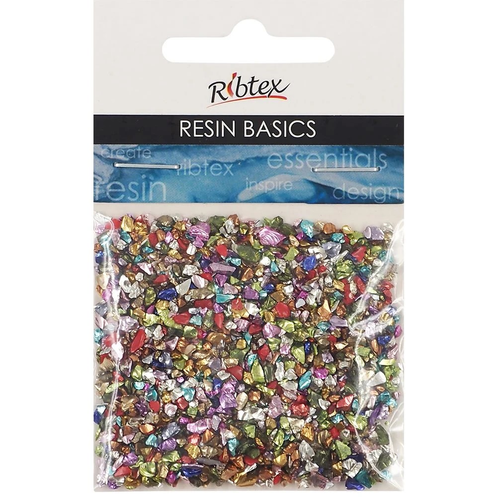 1 UV Resin Glass Metal Chips 15g Assorted, 1 of 1