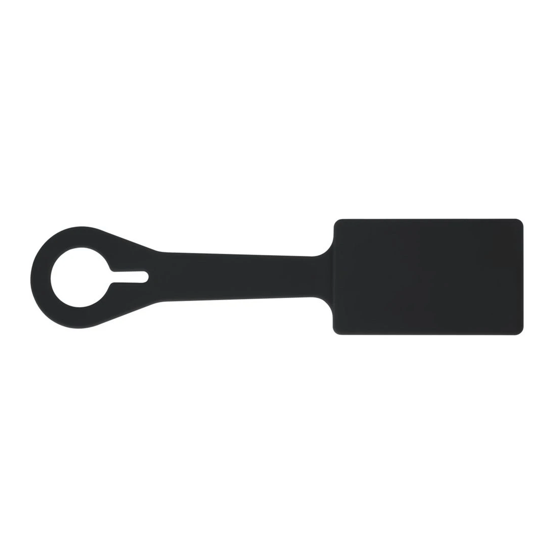 3 J.Burrows Silicone Luggage Tags Black 2 Pack, 3 of 4