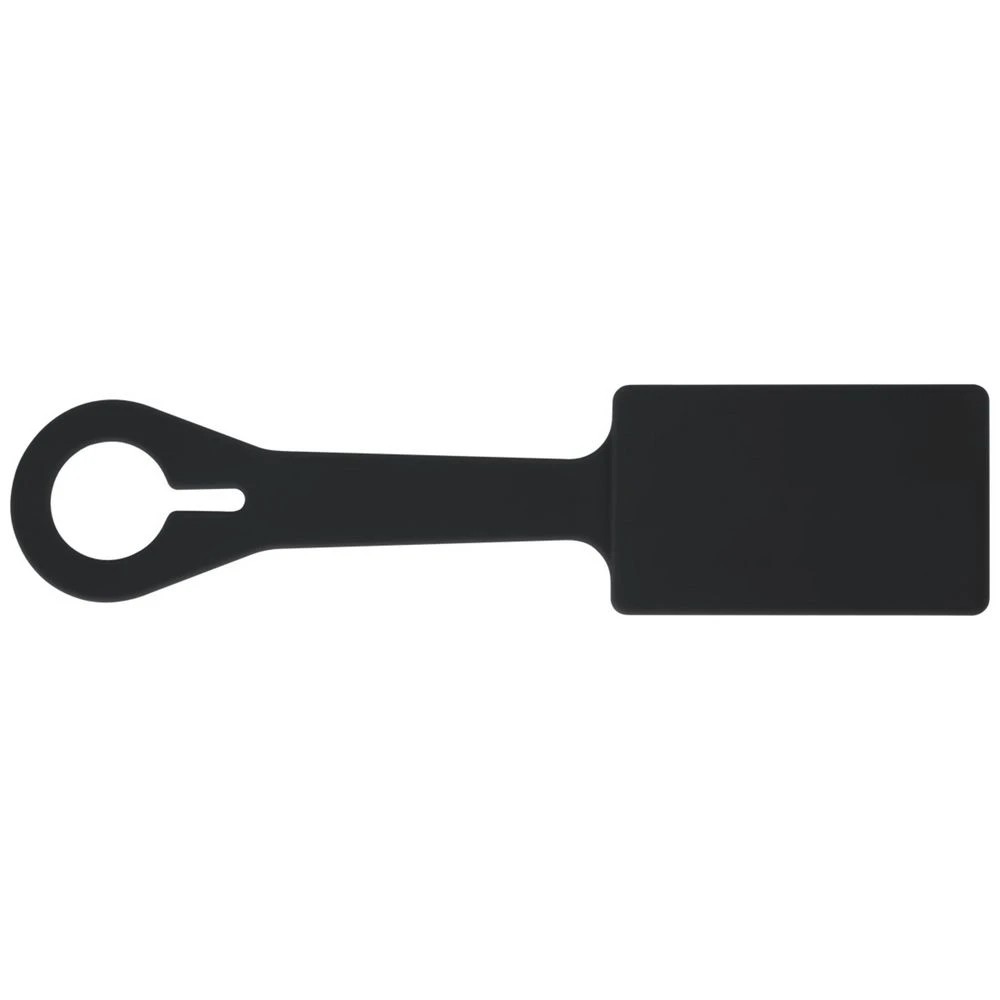 3 J.Burrows Silicone Luggage Tags Black 2 Pack, 3 of 4