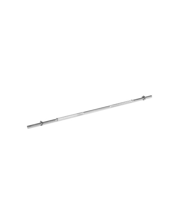 Bodyworx Spinlock Bar And Collars V2 Weightlift Home Workout Exercise 60in - Silver