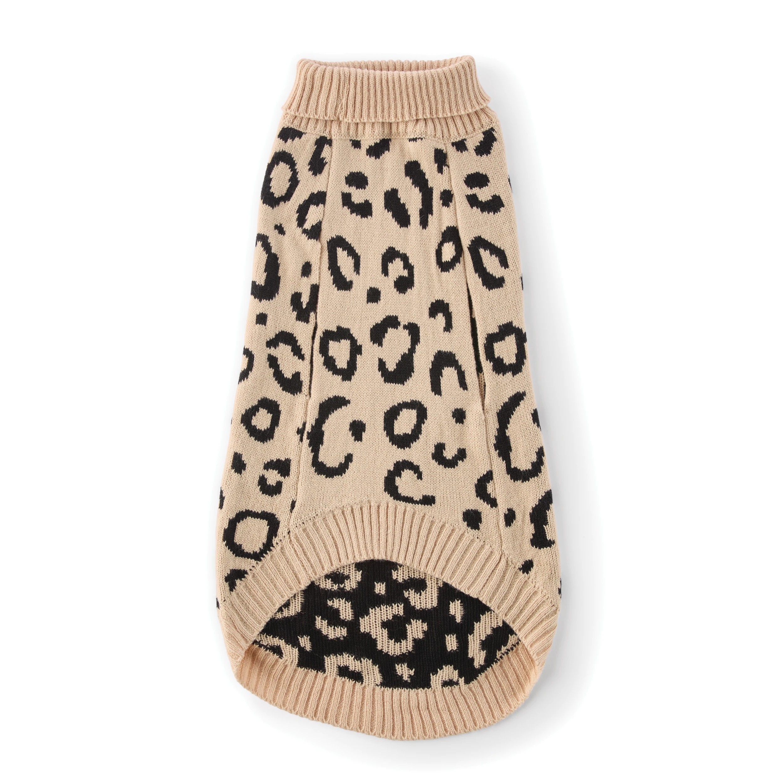 6 Pet Leopard Knit Jumper - Extra Large, 6 of 9