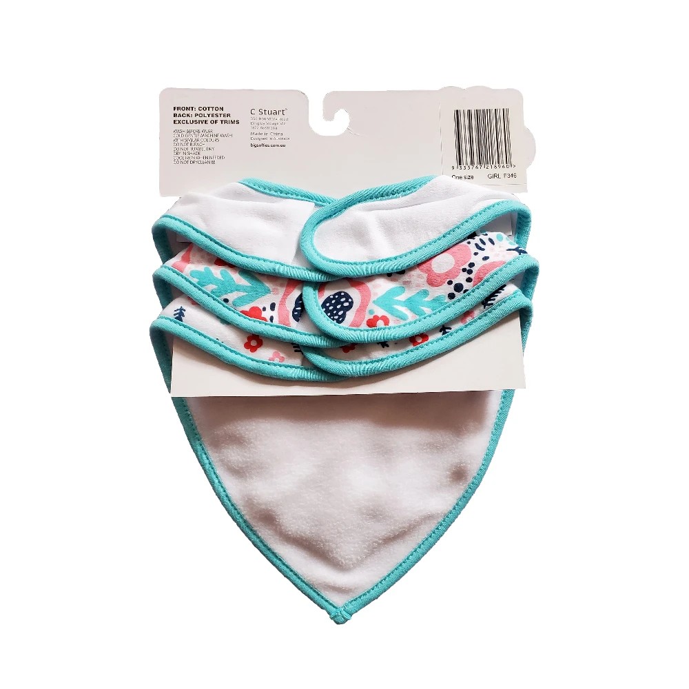 2 Big Softies 3 Pack Bandana Bibs, Lepord, 2 of 2