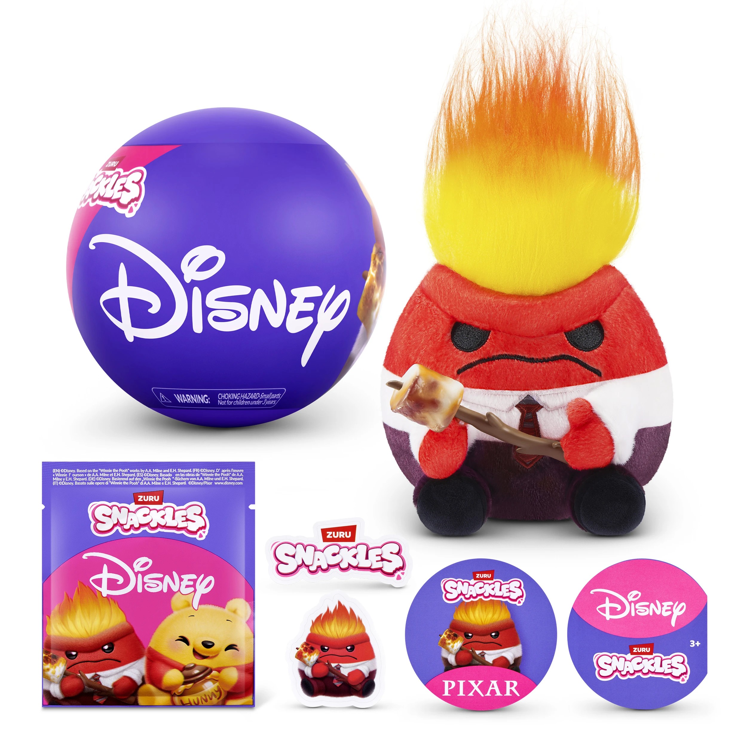 1 12cm Disney ZURU Snackles Plush Toy - Assorted, 1 of 10