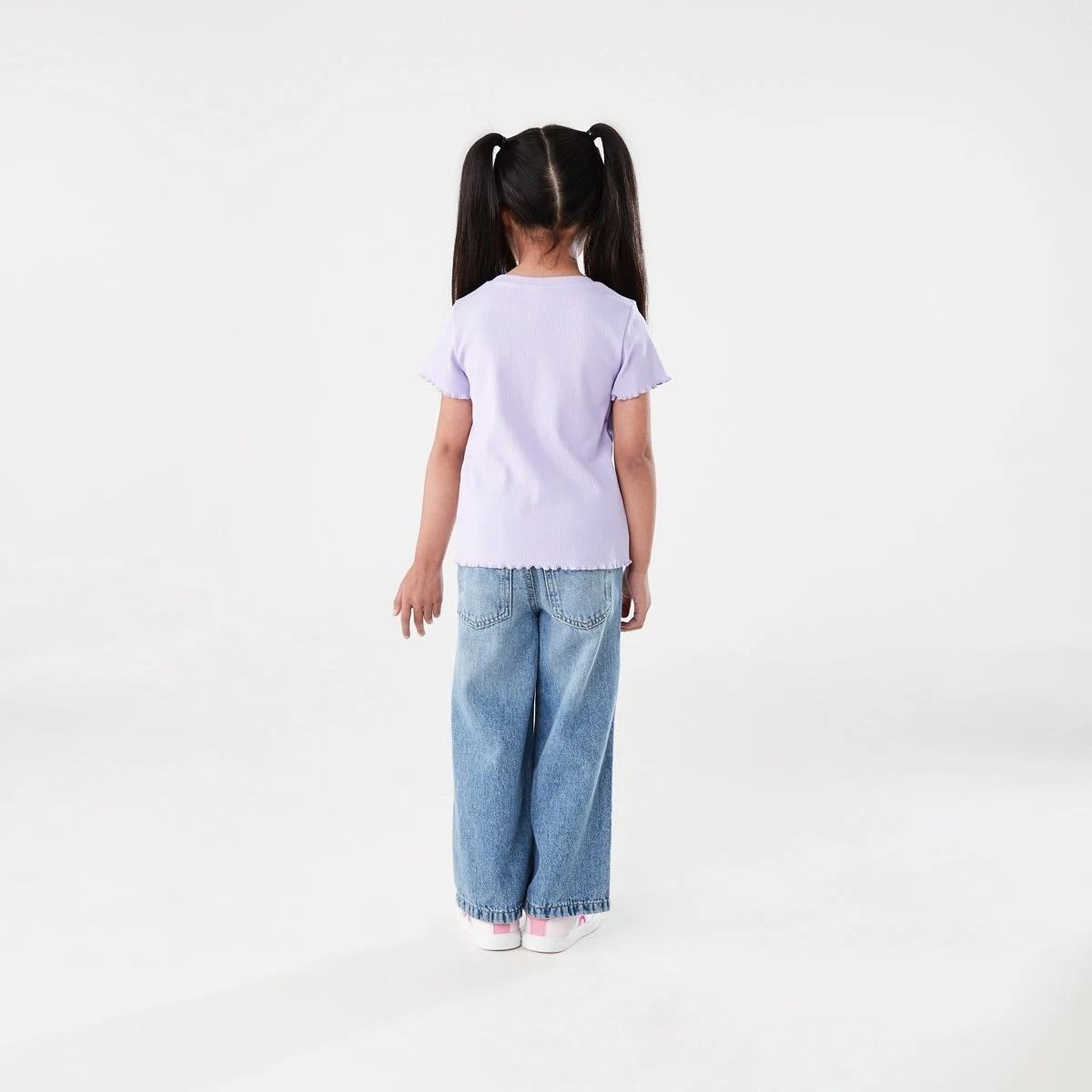 8 Short Sleeve Rib T-shirt PASTEL LILAC, 8 of 8