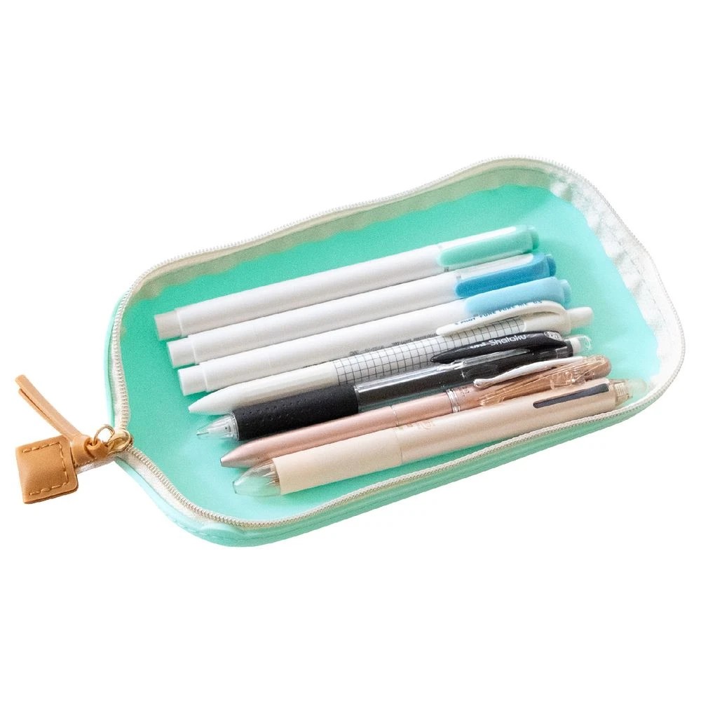 3 Bloomin Tray Pencil Case Mint Green, 3 of 4