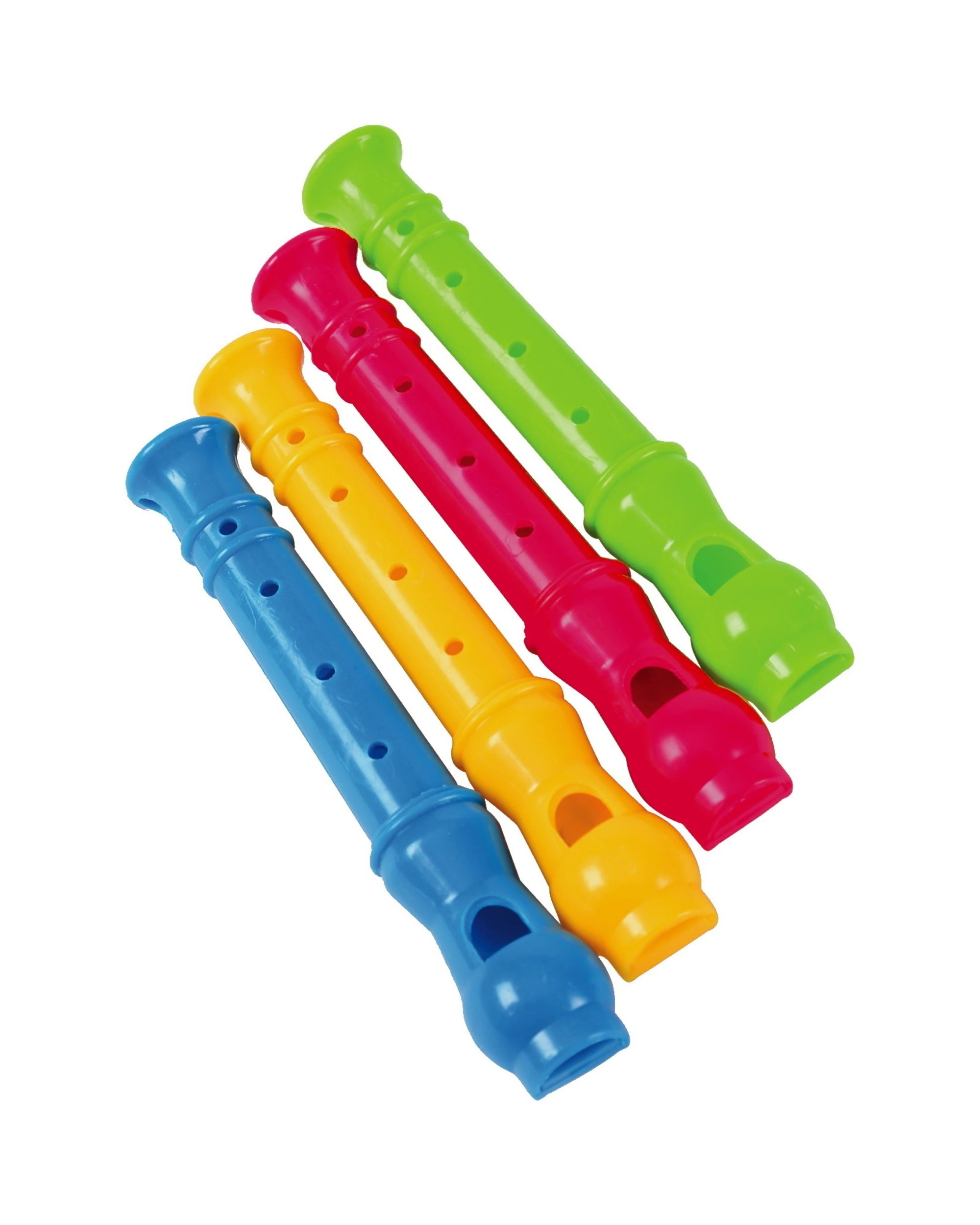 1 Partyrama Coloured Mini Plastic Recorders Pack of 8, 1 of 2