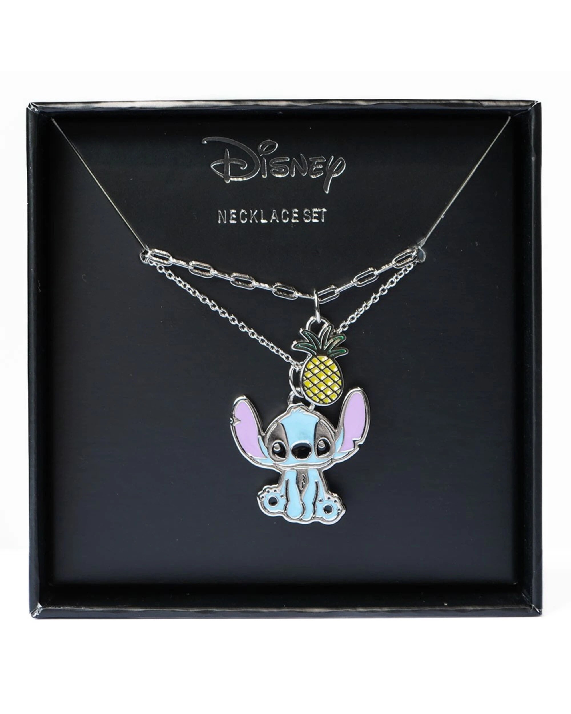 5 Disney - Lilo & Stitch - Stitch & Pineapple Necklace Set - Multi-Coloured,Silver, 5 of 5