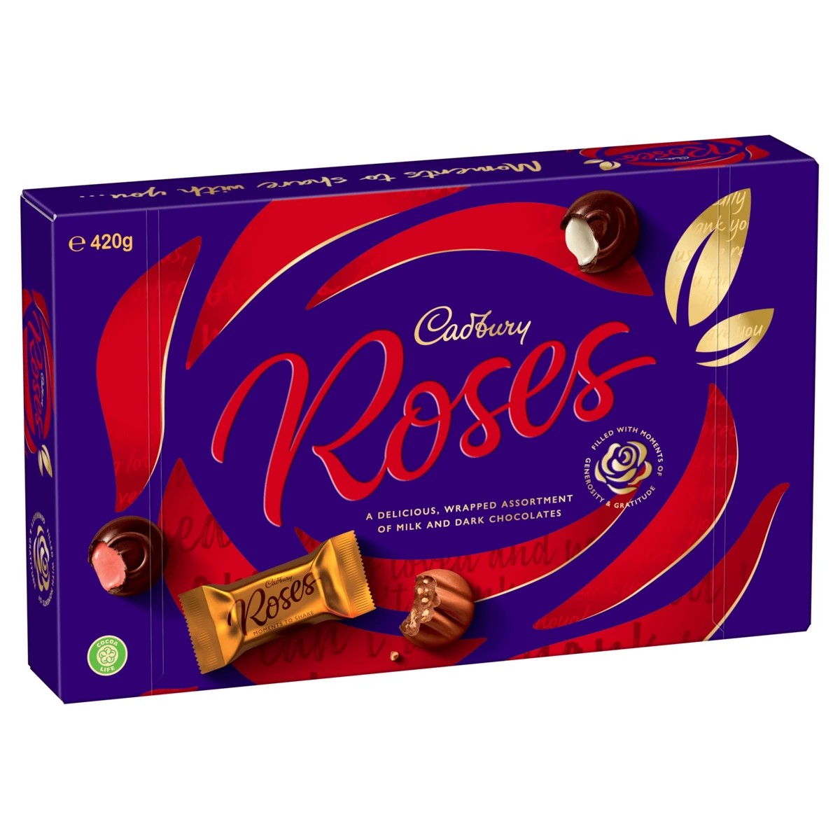 1 Cadbury Roses 420g, 1 of 6