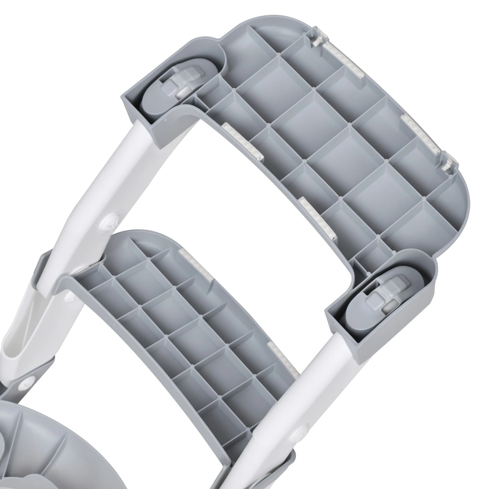 7 Advwin Foldable 2-in-1 Toddler Potty Training Seat with Stool Ladder Height Adjustable Toilet Training Seat - Grey, 7 of 10