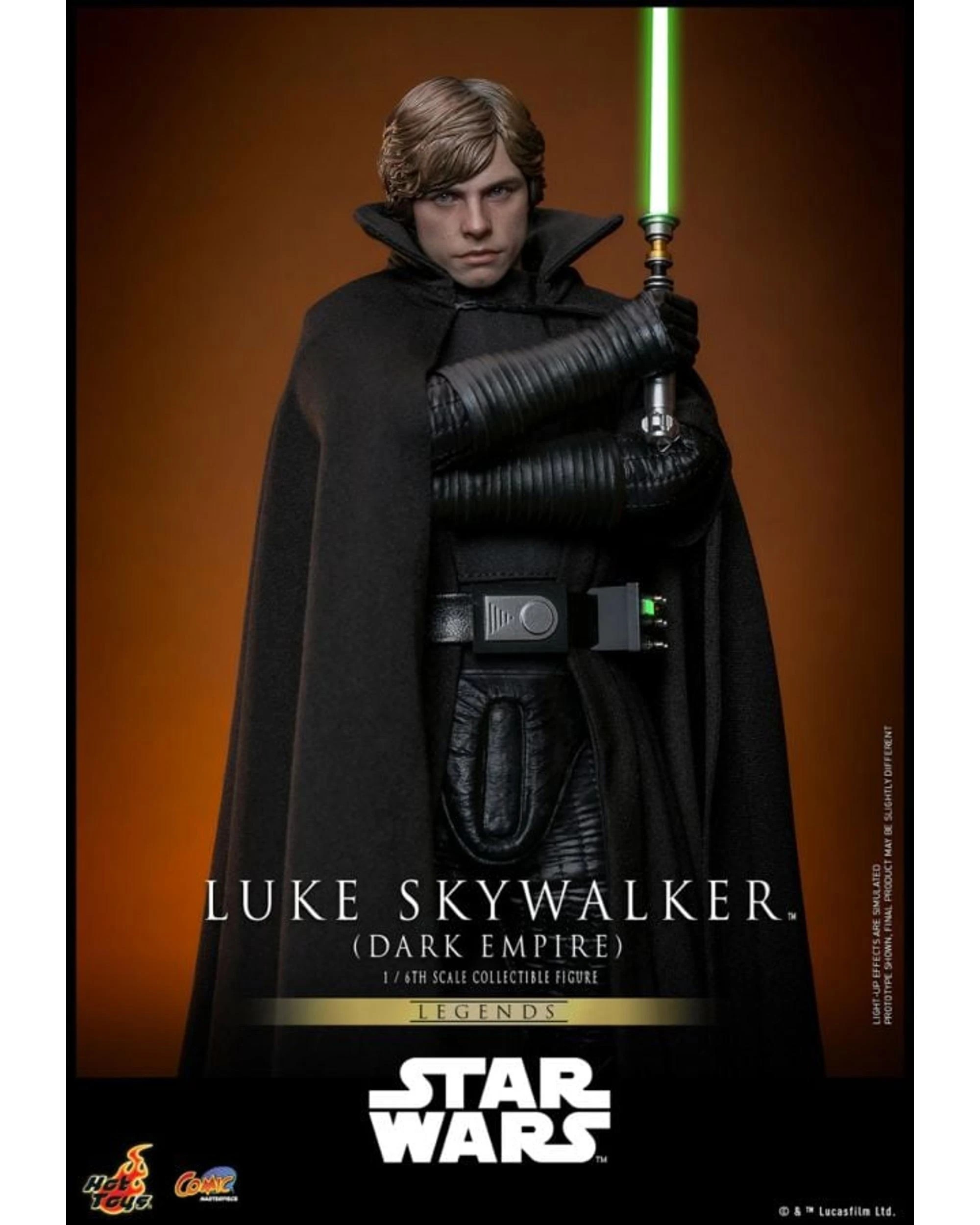 2 Hot Toys Star Wars Legends Luke Skywalker Dark Empire 1:6 Scale Action Figure, 2 of 10