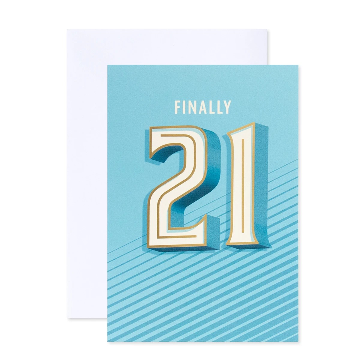 1 Connections from Hallmark 21st Birthday Card - Finally, 1 of 3