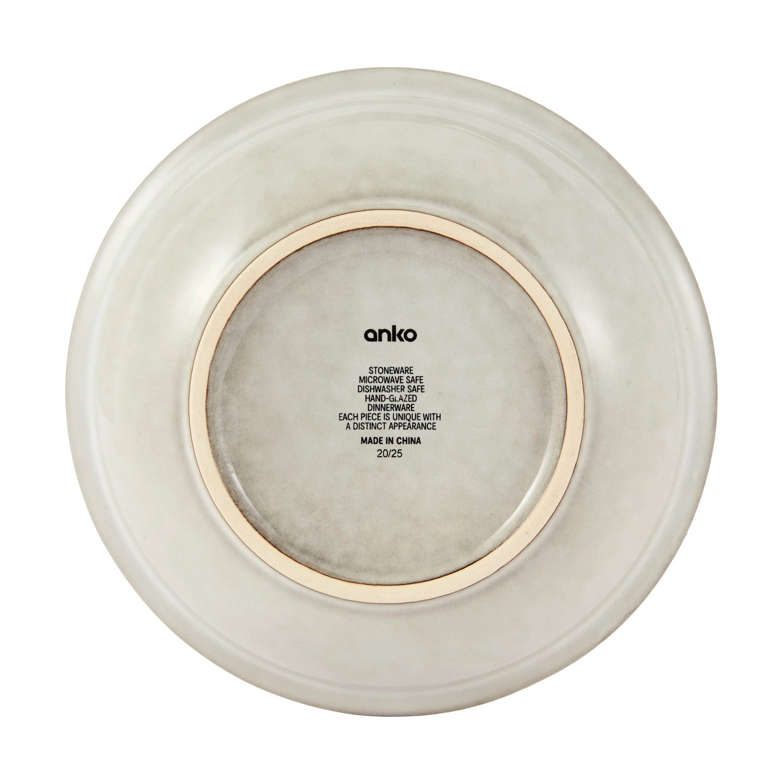 4 Grey Rim Large Bowl, 4 of 4