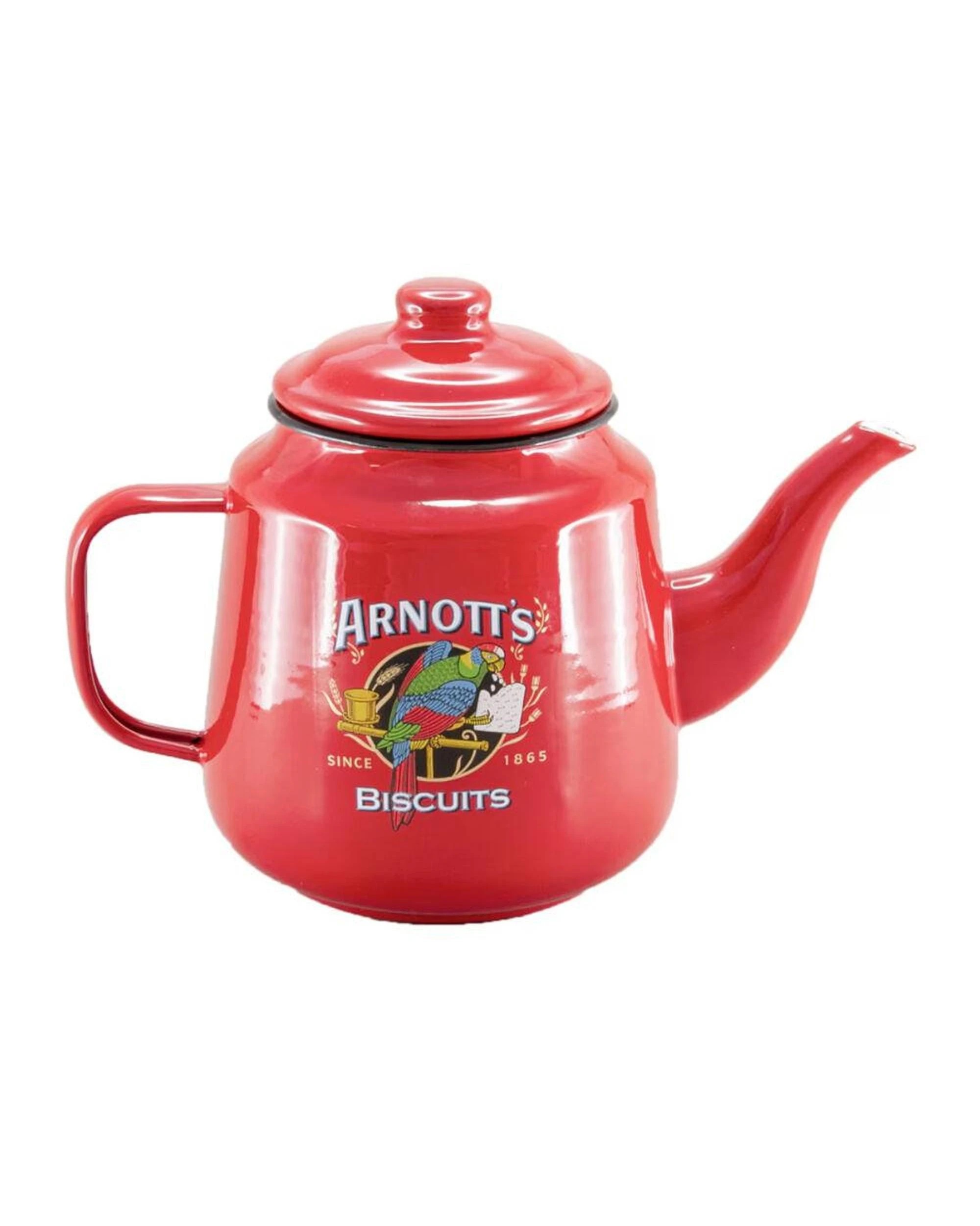 1 Rojo Arnotts Enamel Teapot 1.4L - Red, 1 of 1
