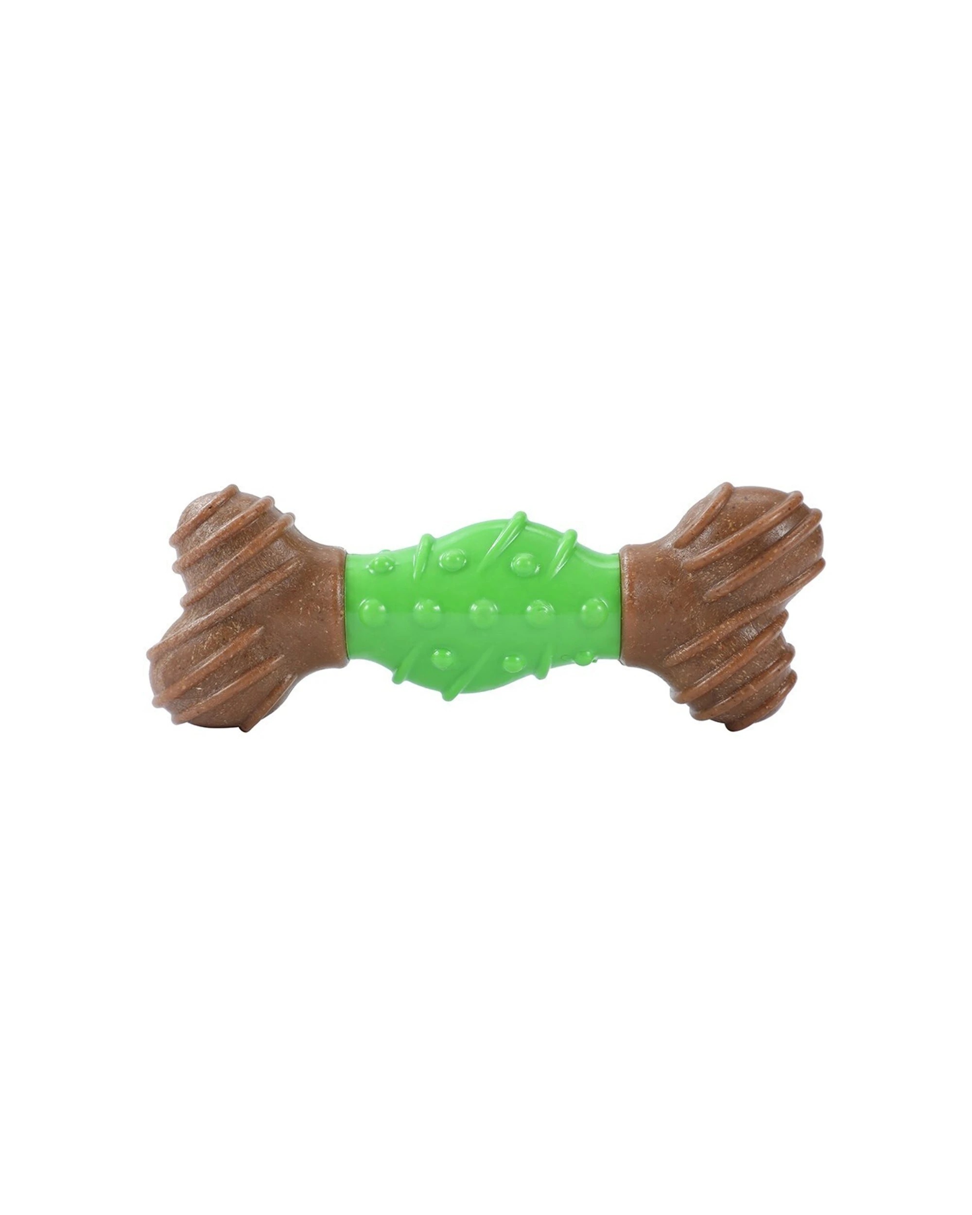 3 Paws And Claws BooBone Dental Dog Bone Chew Toy 2 Pack Spearmint Bamboo Fibre - Green, 3 of 4