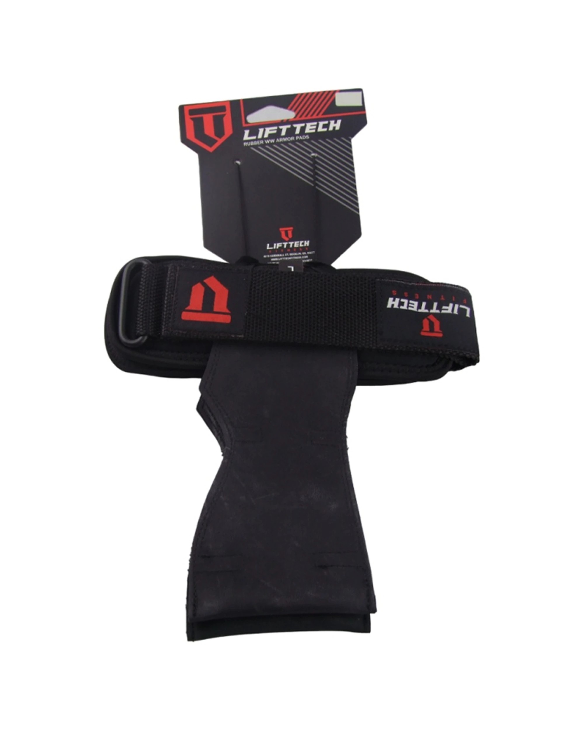 1 Lift-Tech Fitness Heavy Lifting Palm Protection Improved Grip Rubber Armor Pads Medium - Black, 1 of 1