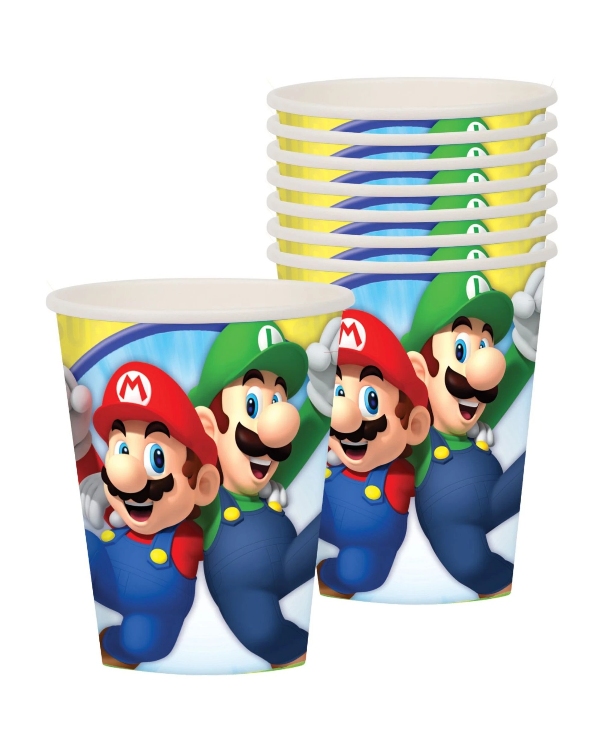1 Amscan Super Mario Bros. Paper Cups Pack of 8, 1 of 3