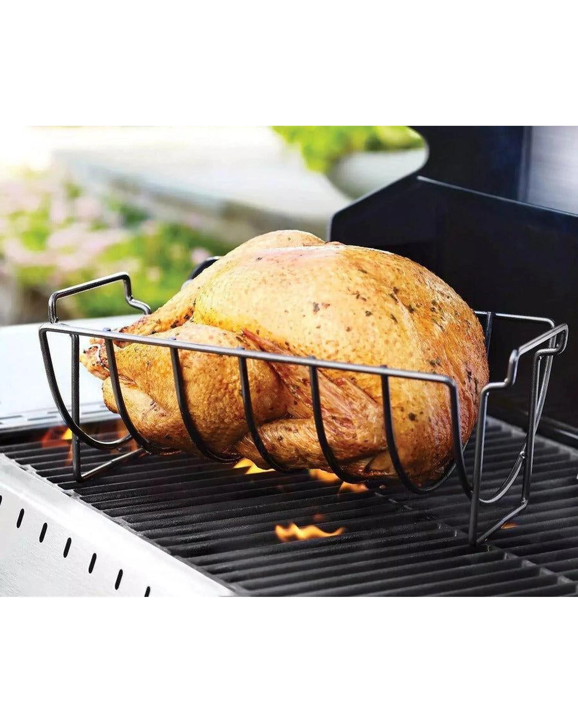 6 Flaming Coals Rib Rack - Reversible Non Stick, 6 of 10