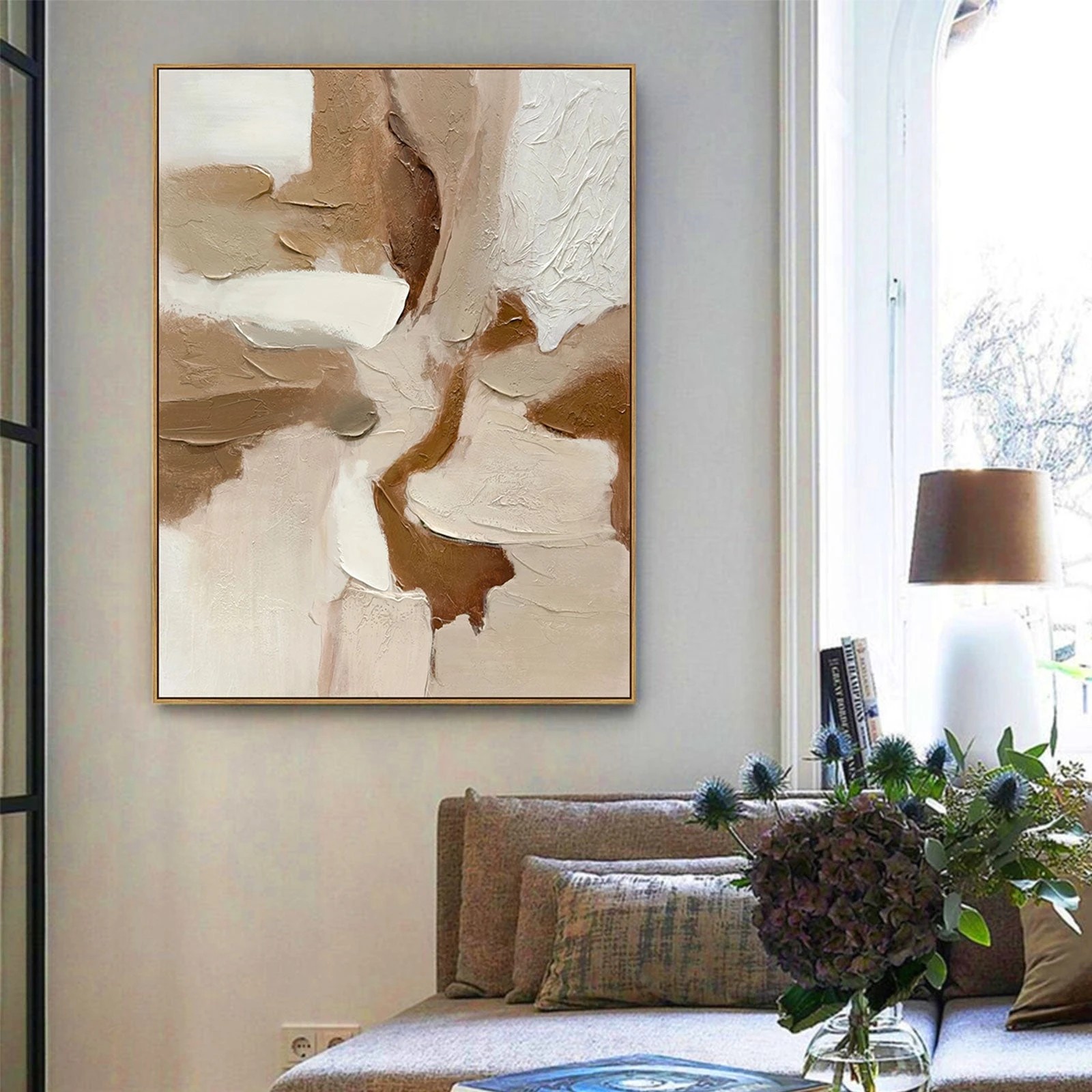 3 Moda Living Earthen Relief Hand-Painted Textured Canvas Wall Art - Multi, 3 of 8