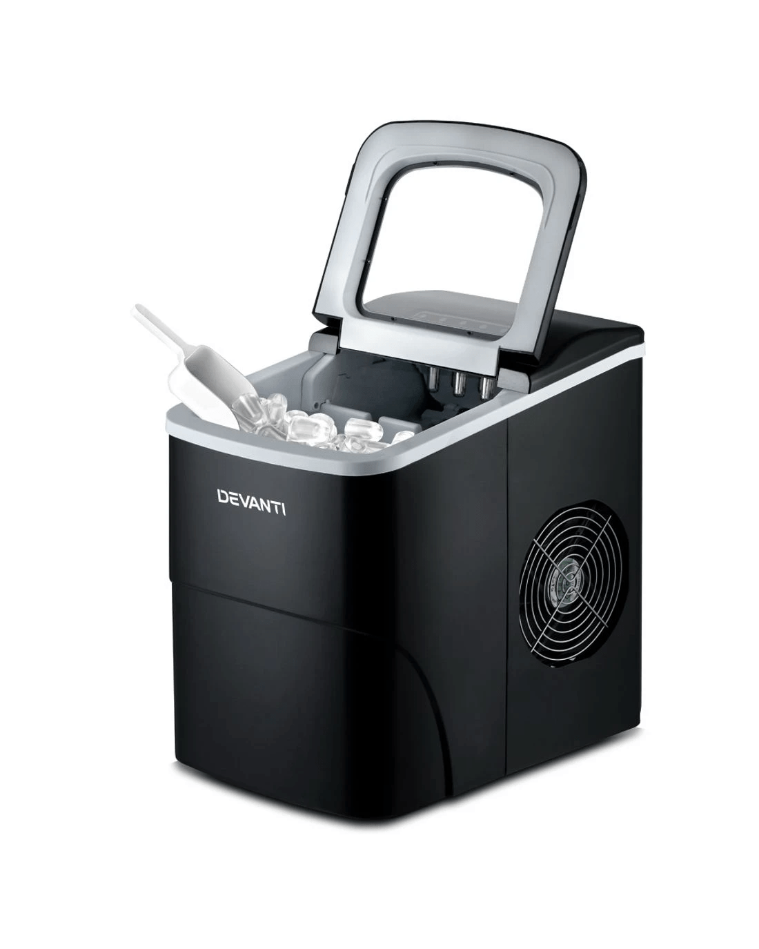 4 Devanti 12kg Ice Maker Machine - Black, 4 of 8