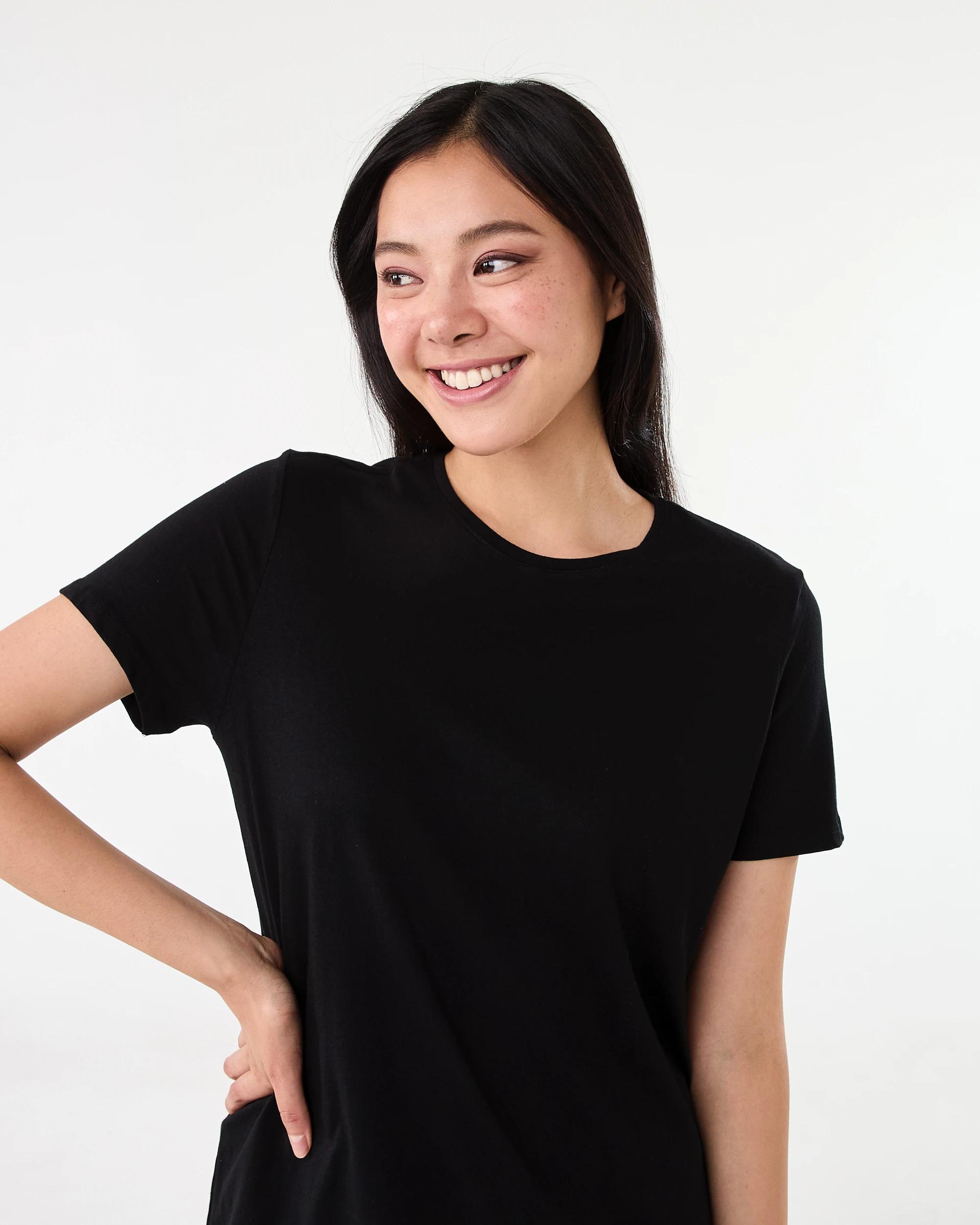 4 Basic T-shirt BLACK, 4 of 5