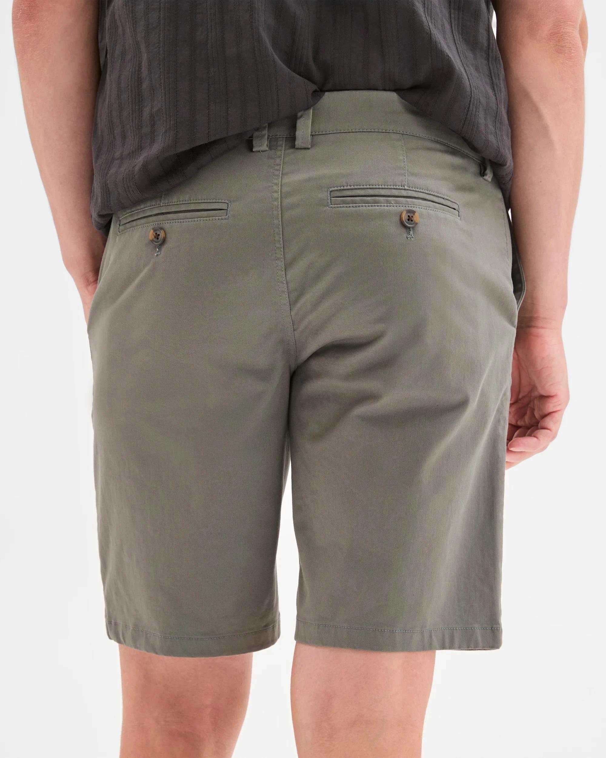 7 Target Australian Cotton Regular Stretch Chino Shorts DARK GREY, 7 of 7