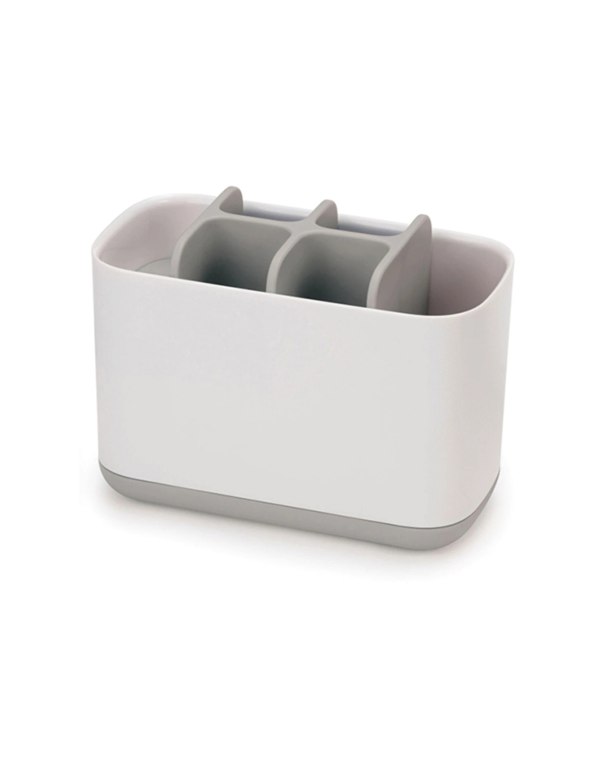 3 Joseph Joseph Toothbrush Caddy Divided Sections Ventilated Non Slip Base - White, 3 of 5