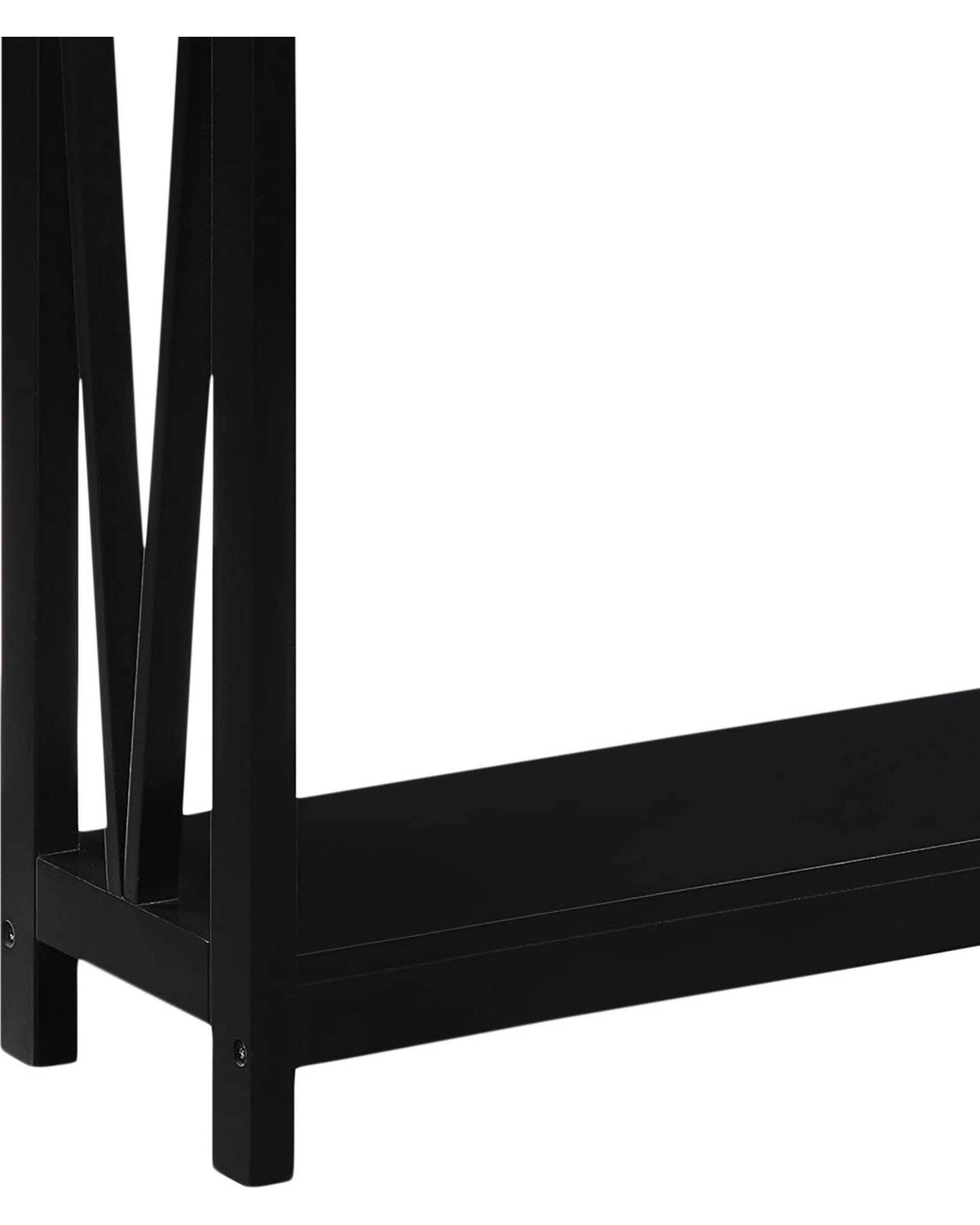 5 Sarantino Cielo 2-tier Console Table Dark Walnut, 5 of 10