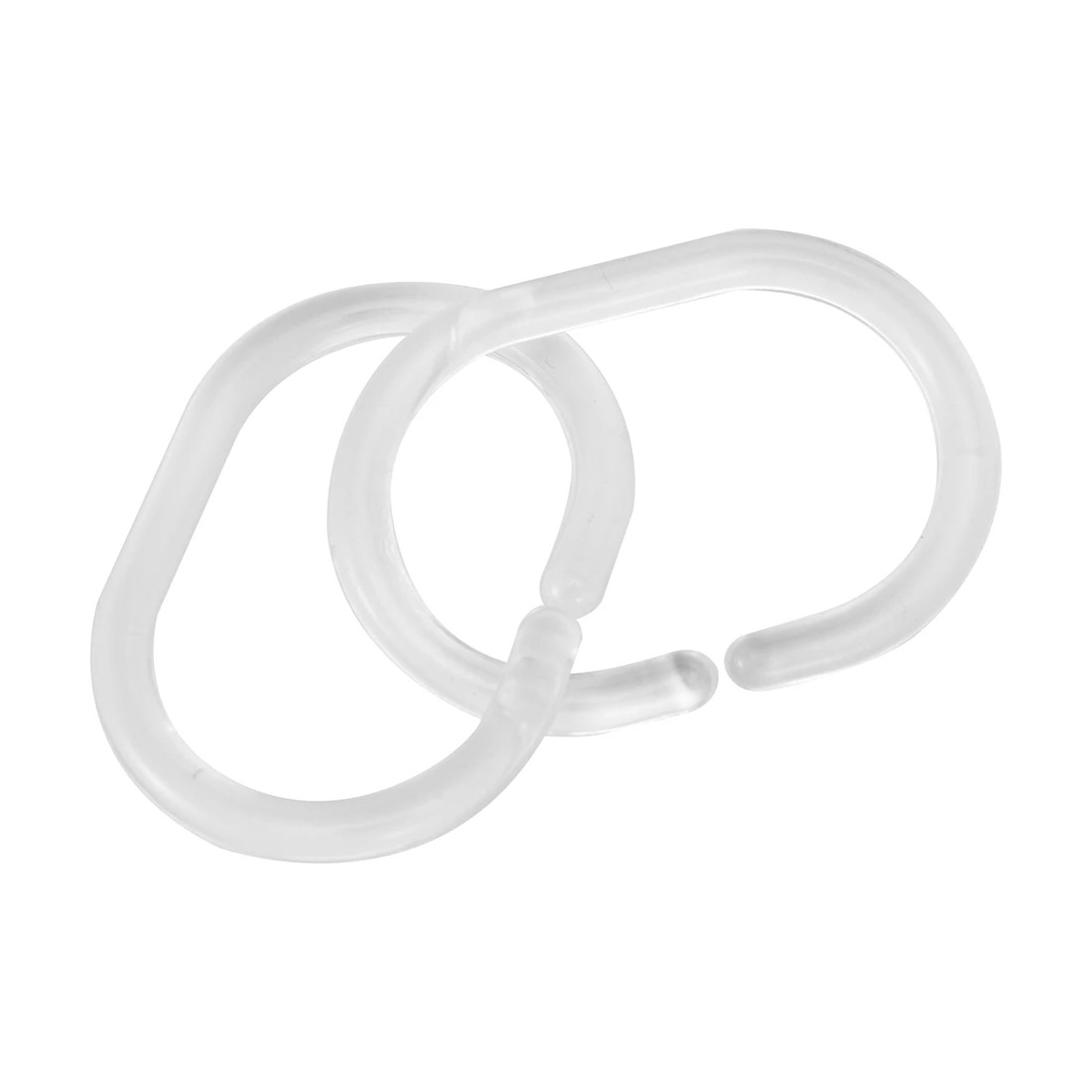 4 Clear Shower Curtain Rings - Pack of 12, 4 of 5