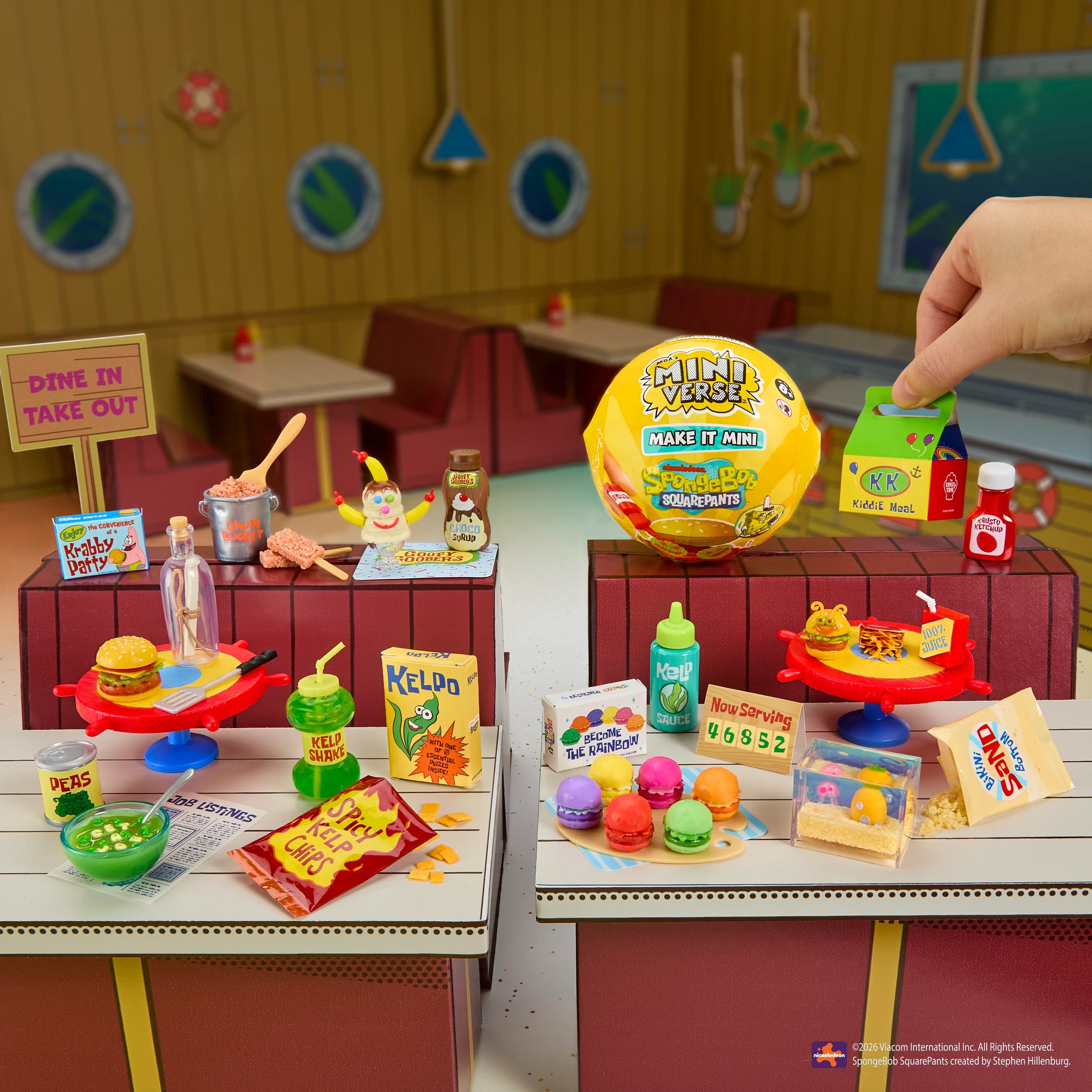 6 MGA's Miniverse: Make It Mini Licensed SpongeBob - Assorted, 6 of 10