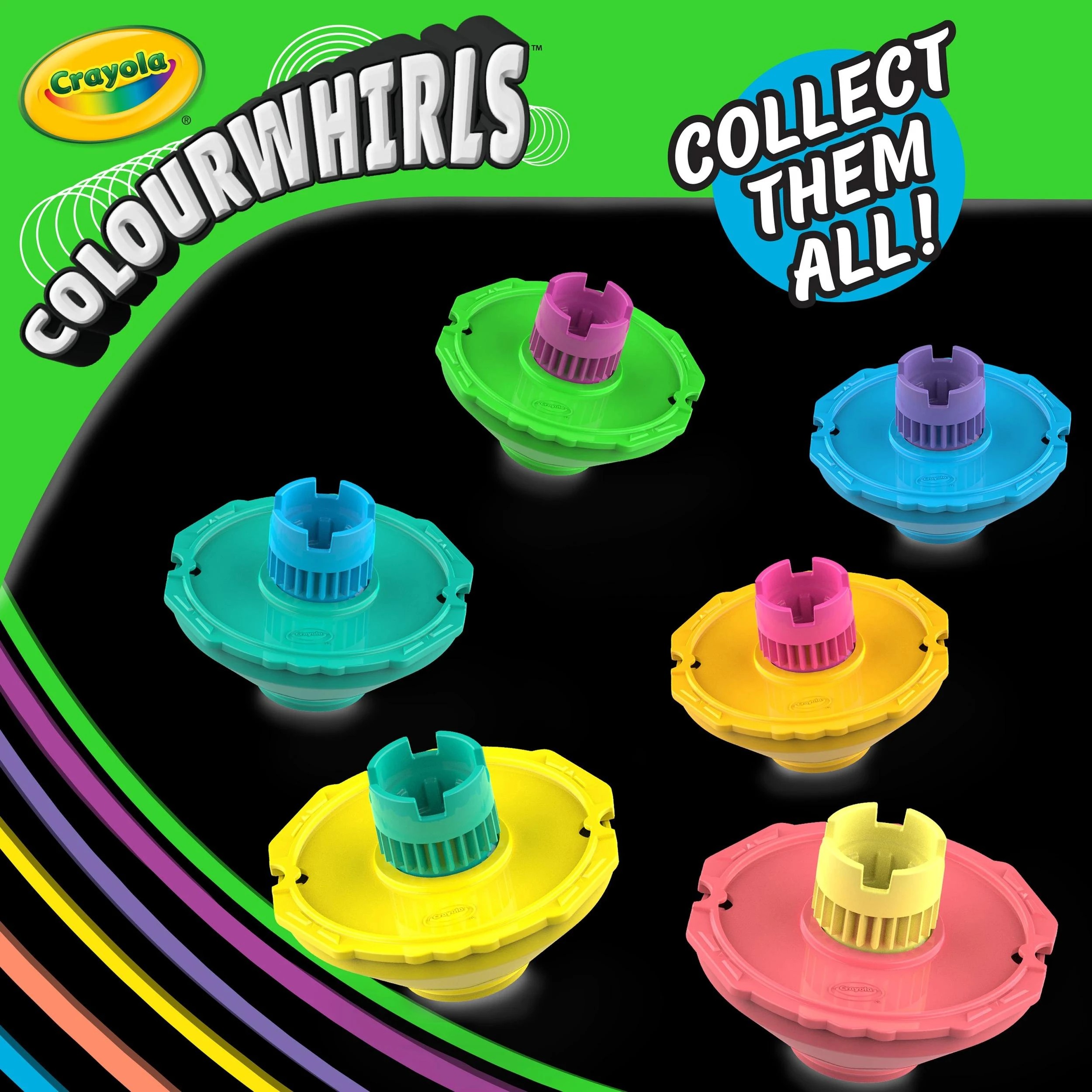 8 1 Piece Crayola Colourwhirls Neon - Assorted - Multi, 8 of 8