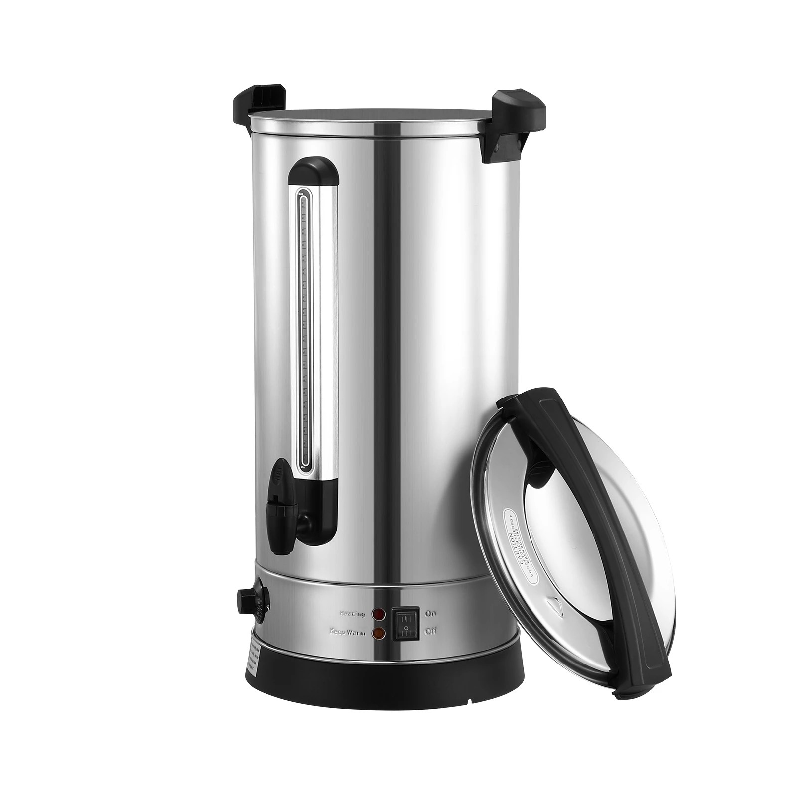 1 Maxkon 28L Stainless Steel Hot Water Urn 2500W Electric Hot Beverage Dispenser with Boil Dry Protection, 1 of 4