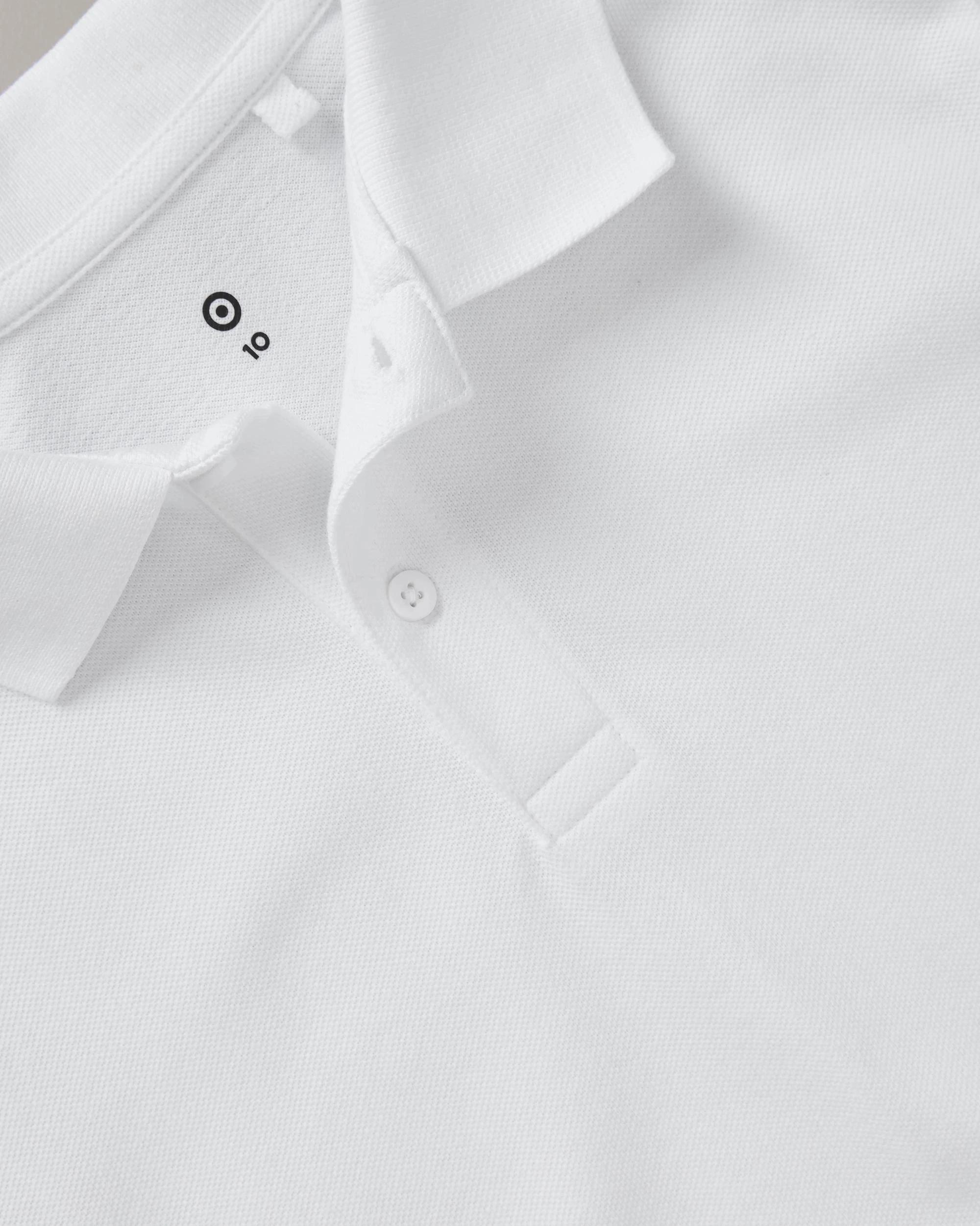 9 Target Short Sleeve School Polos WHITE, 9 of 10