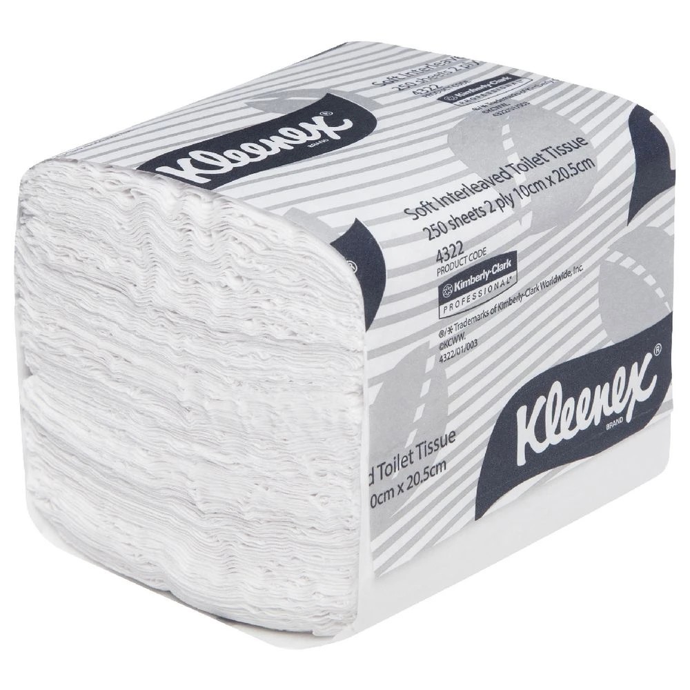 3 Kleenex Executive Soft Interleaved 2 Ply Toilet Paper 36 Pack, 3 of 3