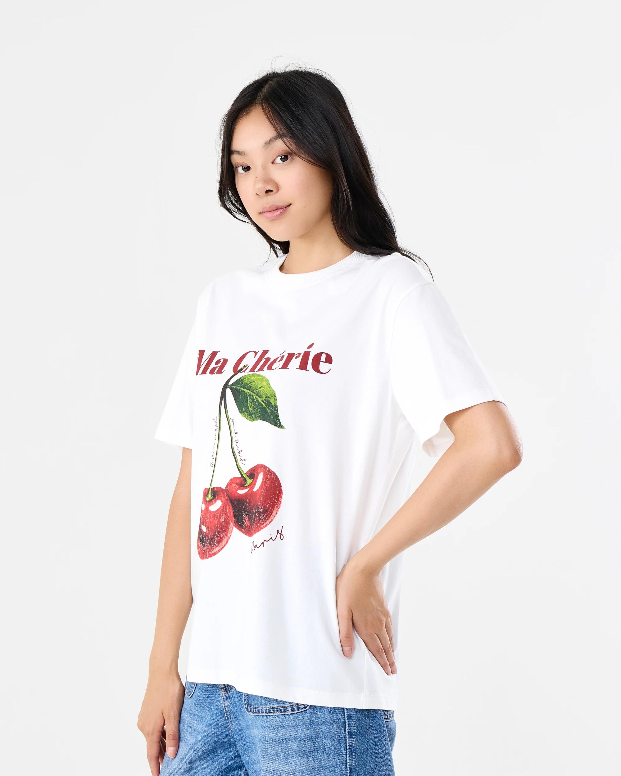 2 Short Sleeve Oversized Boyfriend T-shirt Ma Cherie, 2 of 6